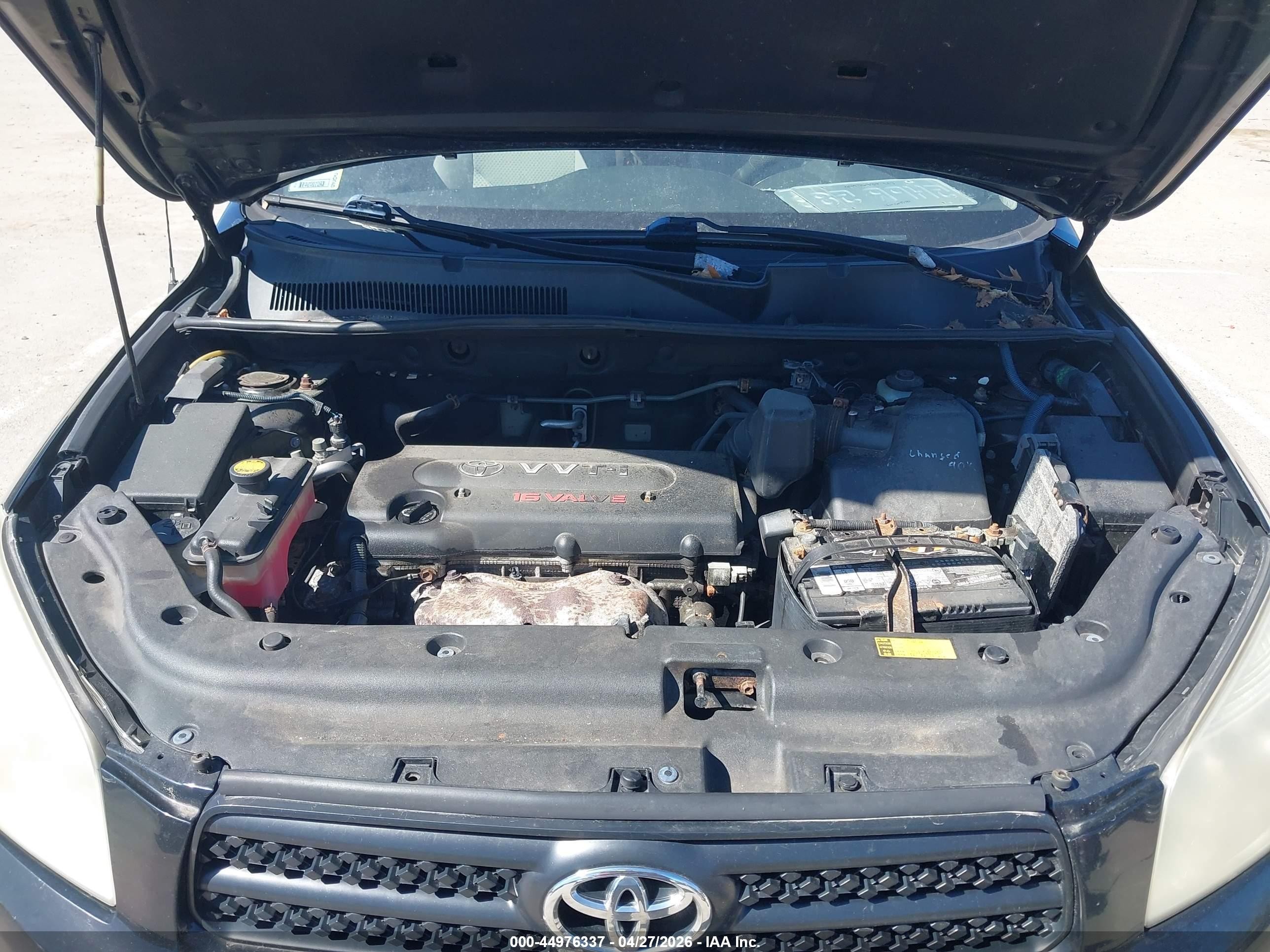 2007 Toyota Rav4   Black vin: JTMBD33V476039381