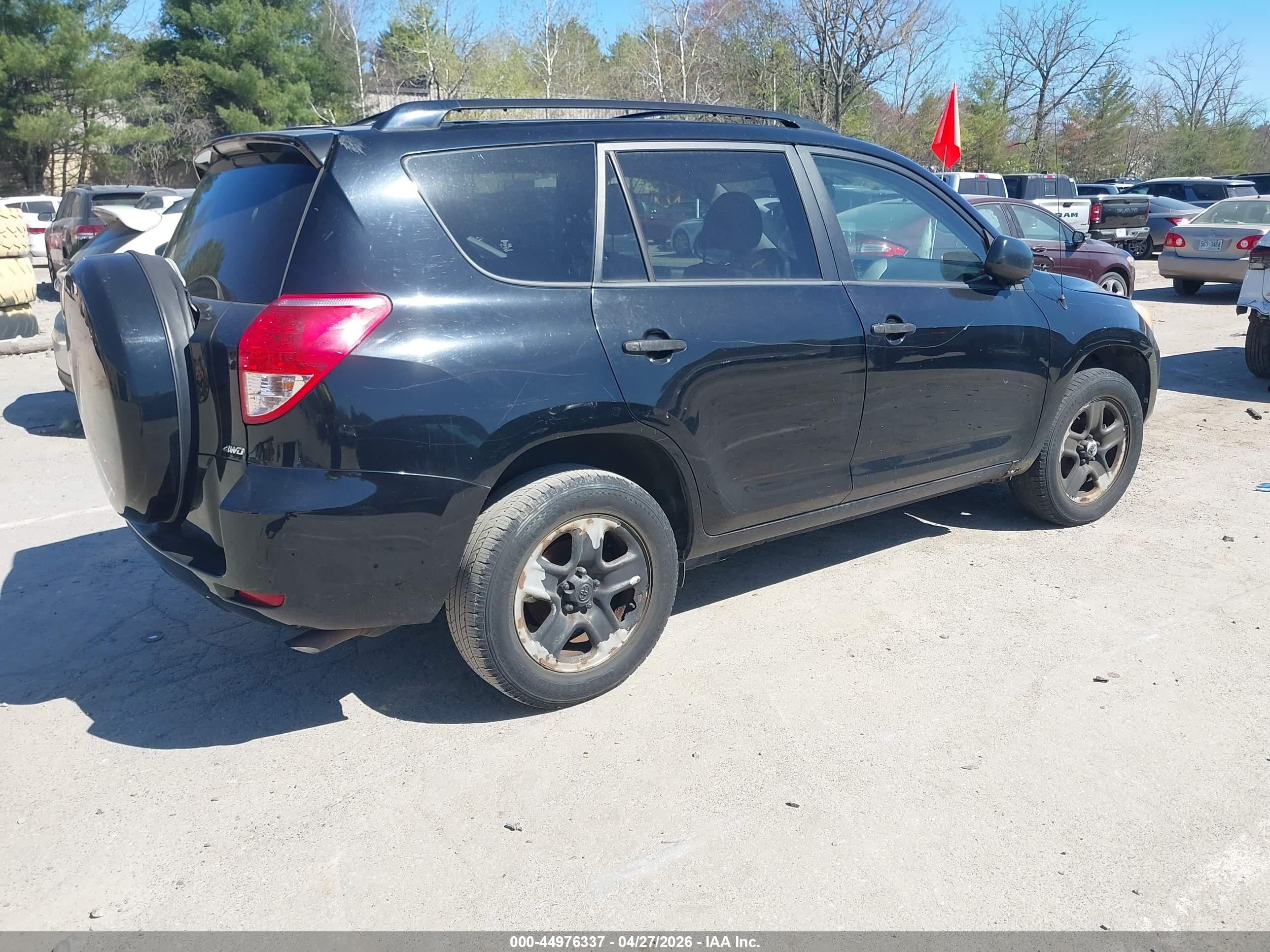 2007 Toyota Rav4   Black vin: JTMBD33V476039381