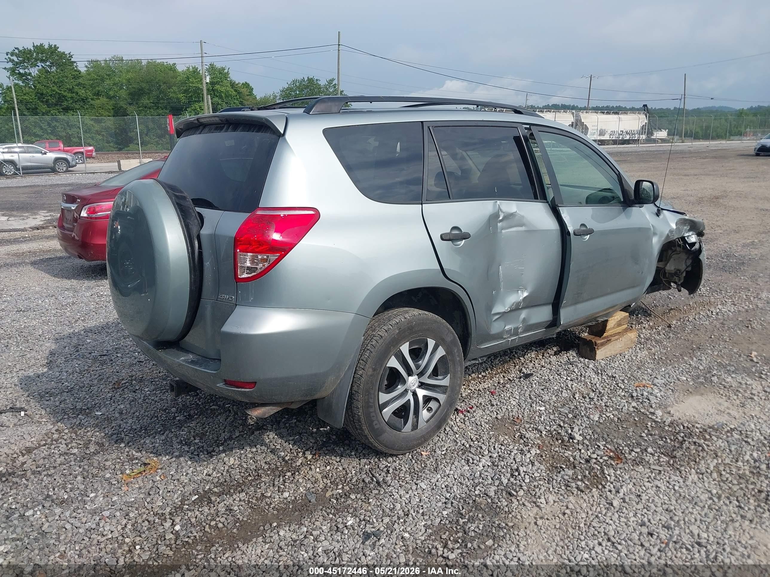 2007 Toyota Rav4   Green vin: JTMBD33V476044189