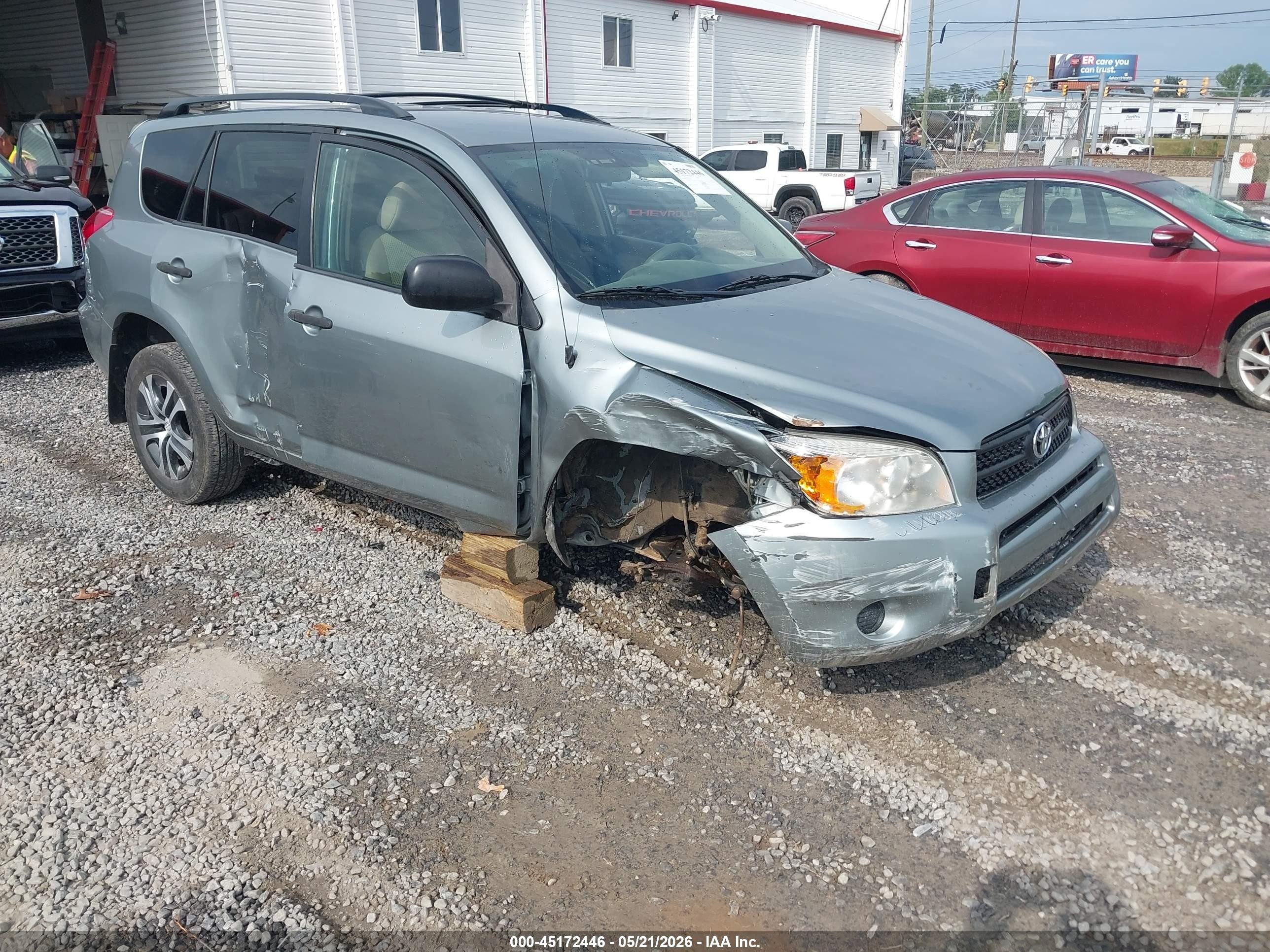 2007 Toyota Rav4   Green vin: JTMBD33V476044189