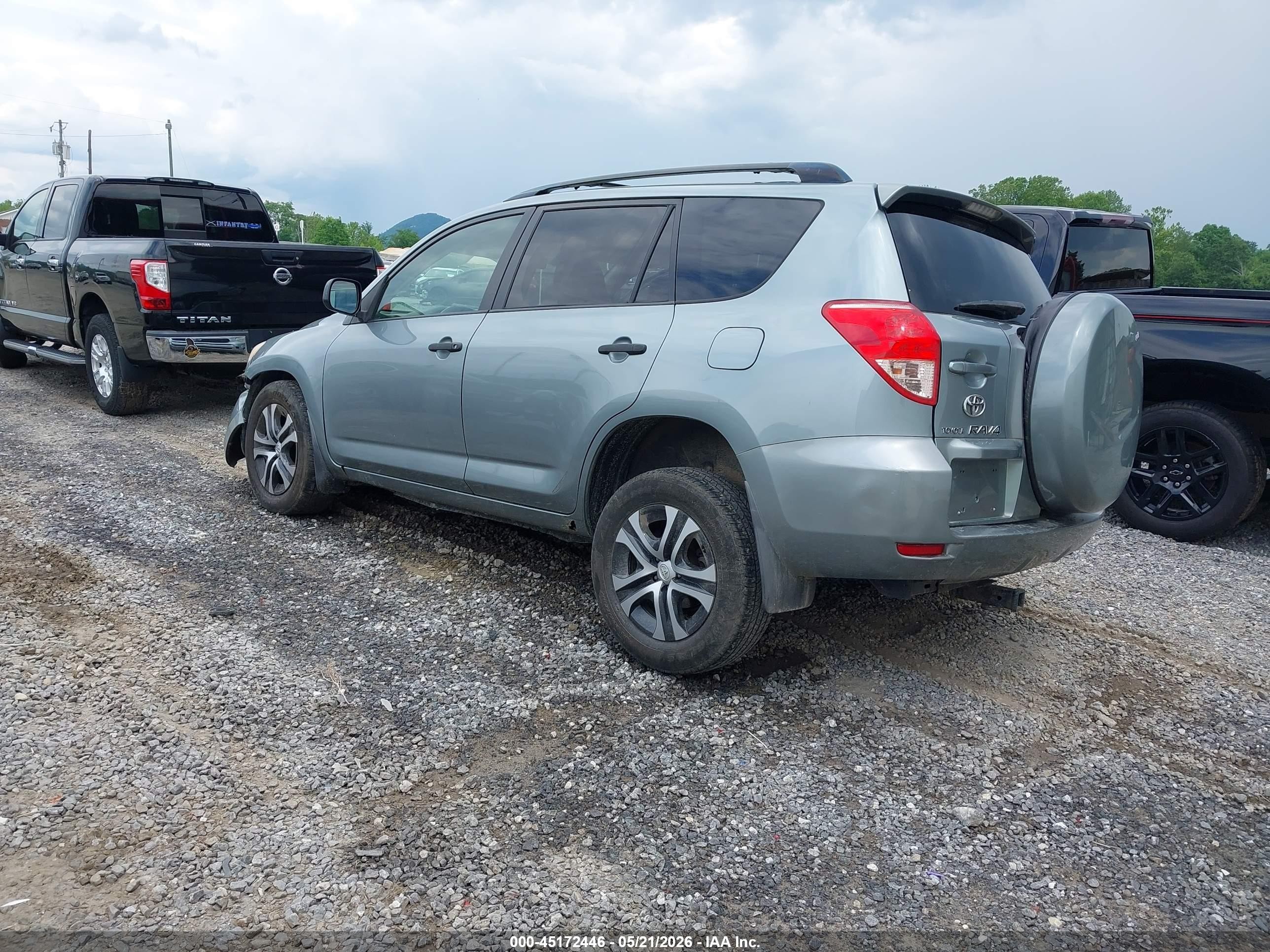 2007 Toyota Rav4   Green vin: JTMBD33V476044189