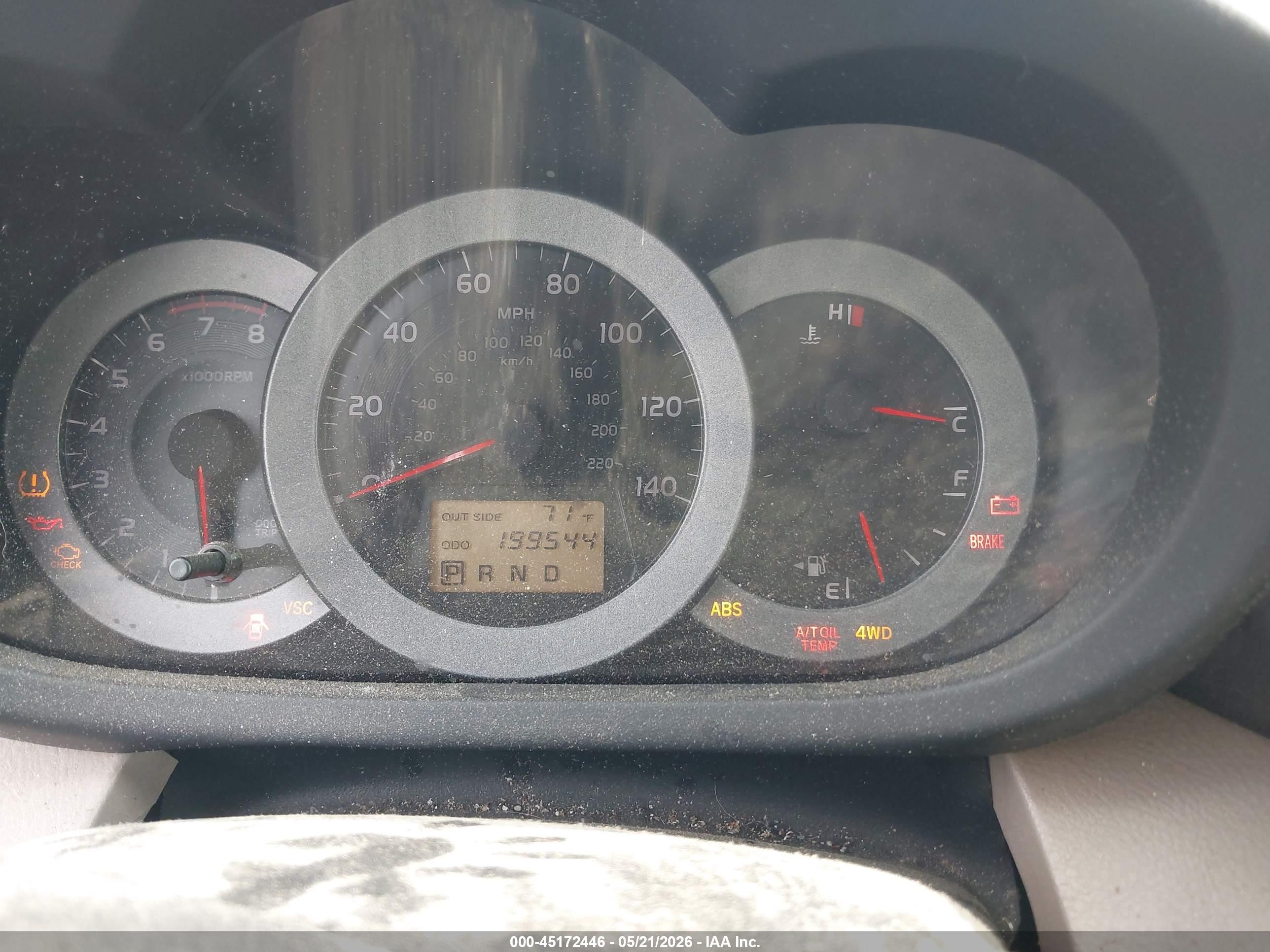 2007 Toyota Rav4   Green vin: JTMBD33V476044189
