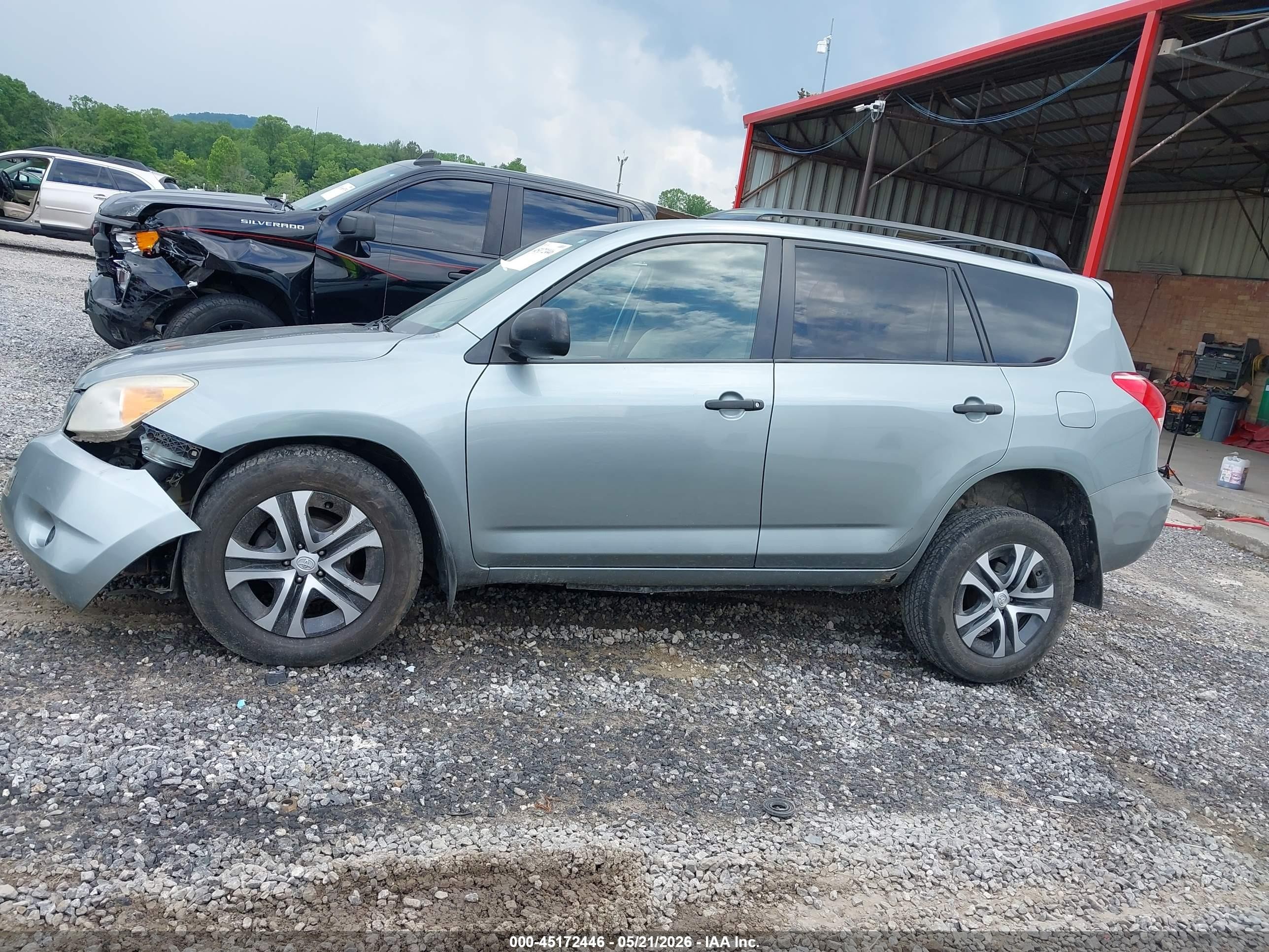 2007 Toyota Rav4   Green vin: JTMBD33V476044189