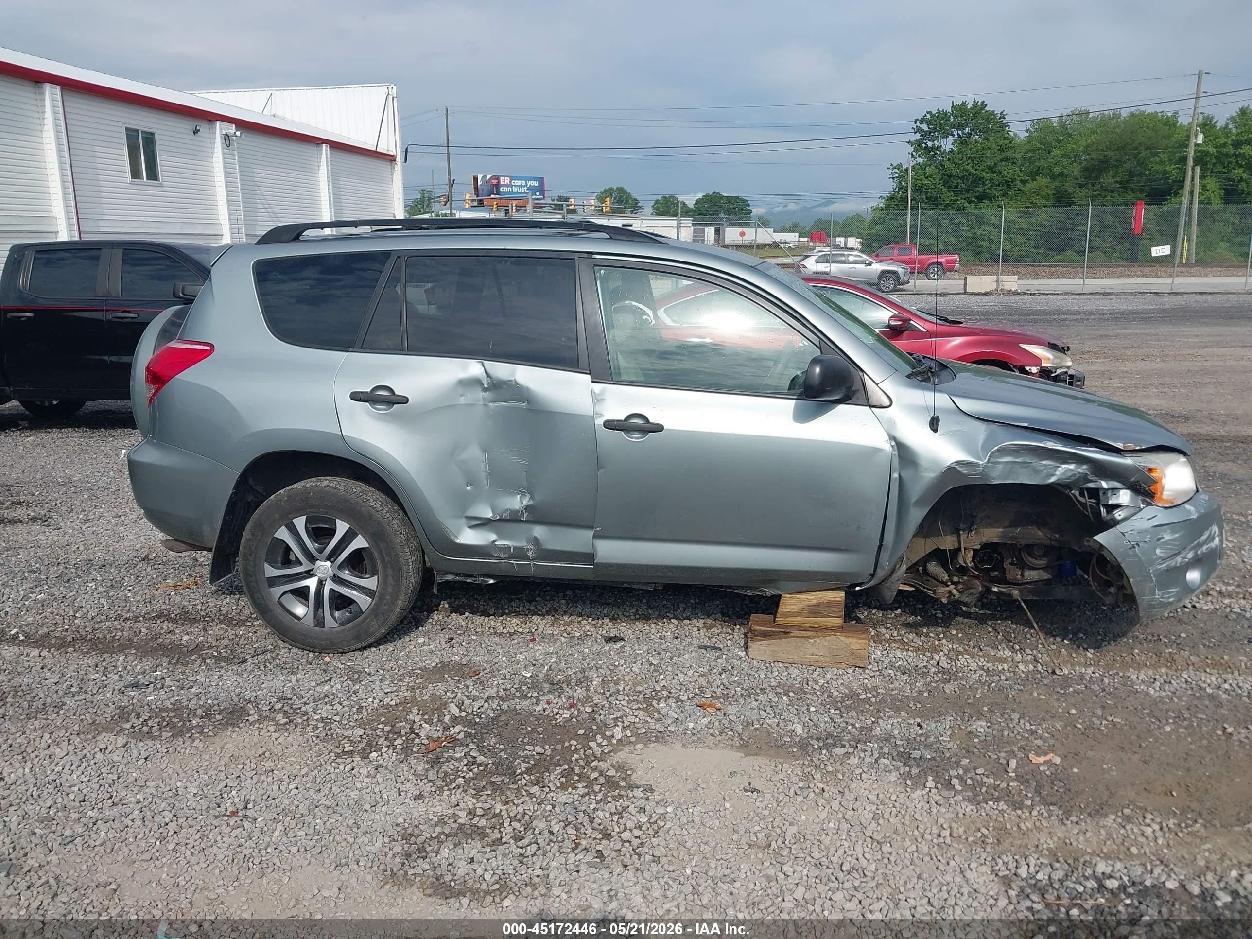 2007 Toyota Rav4   Green vin: JTMBD33V476044189