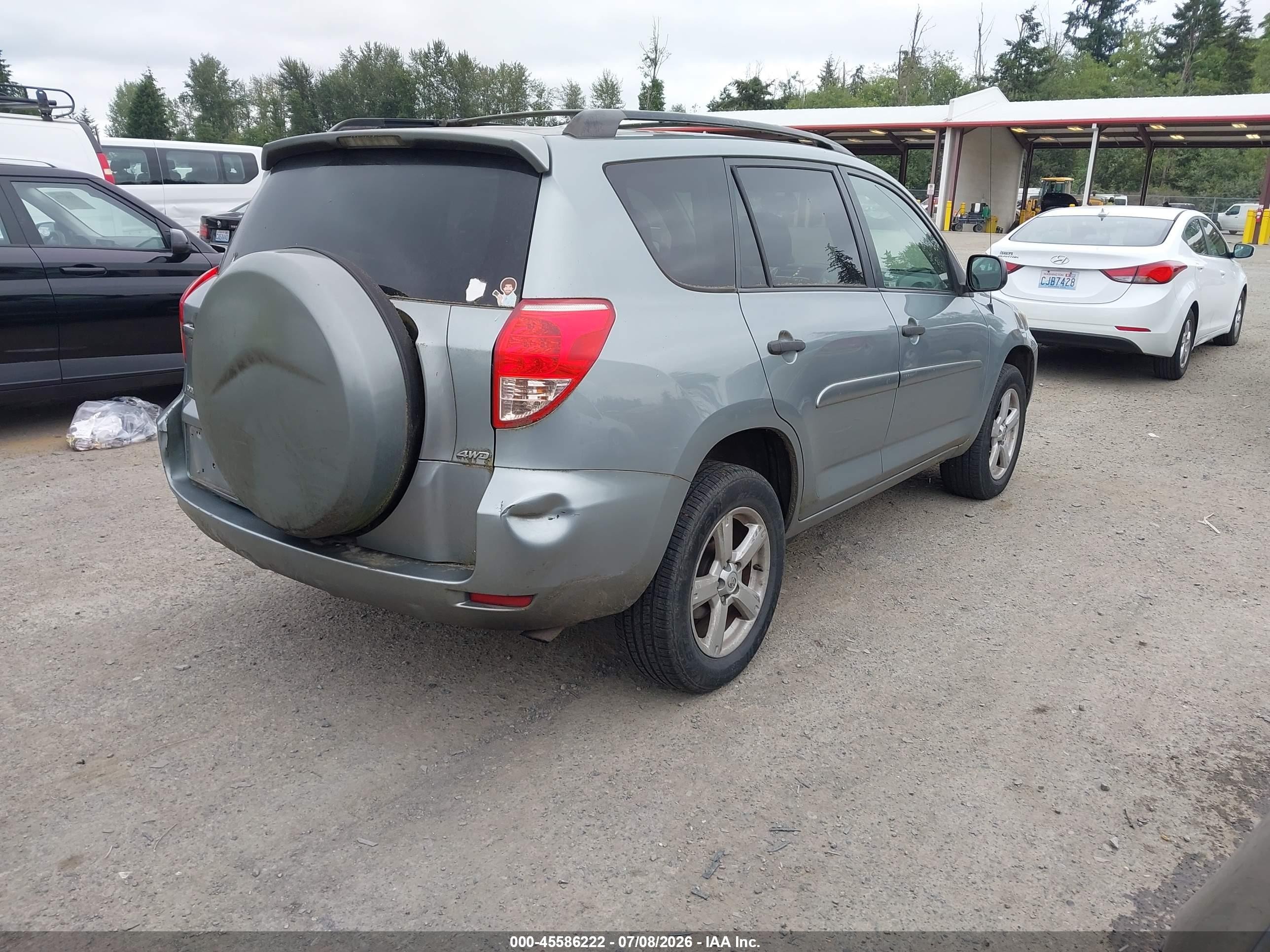 2007 Toyota Rav4   Teal vin: JTMBD33V476045178