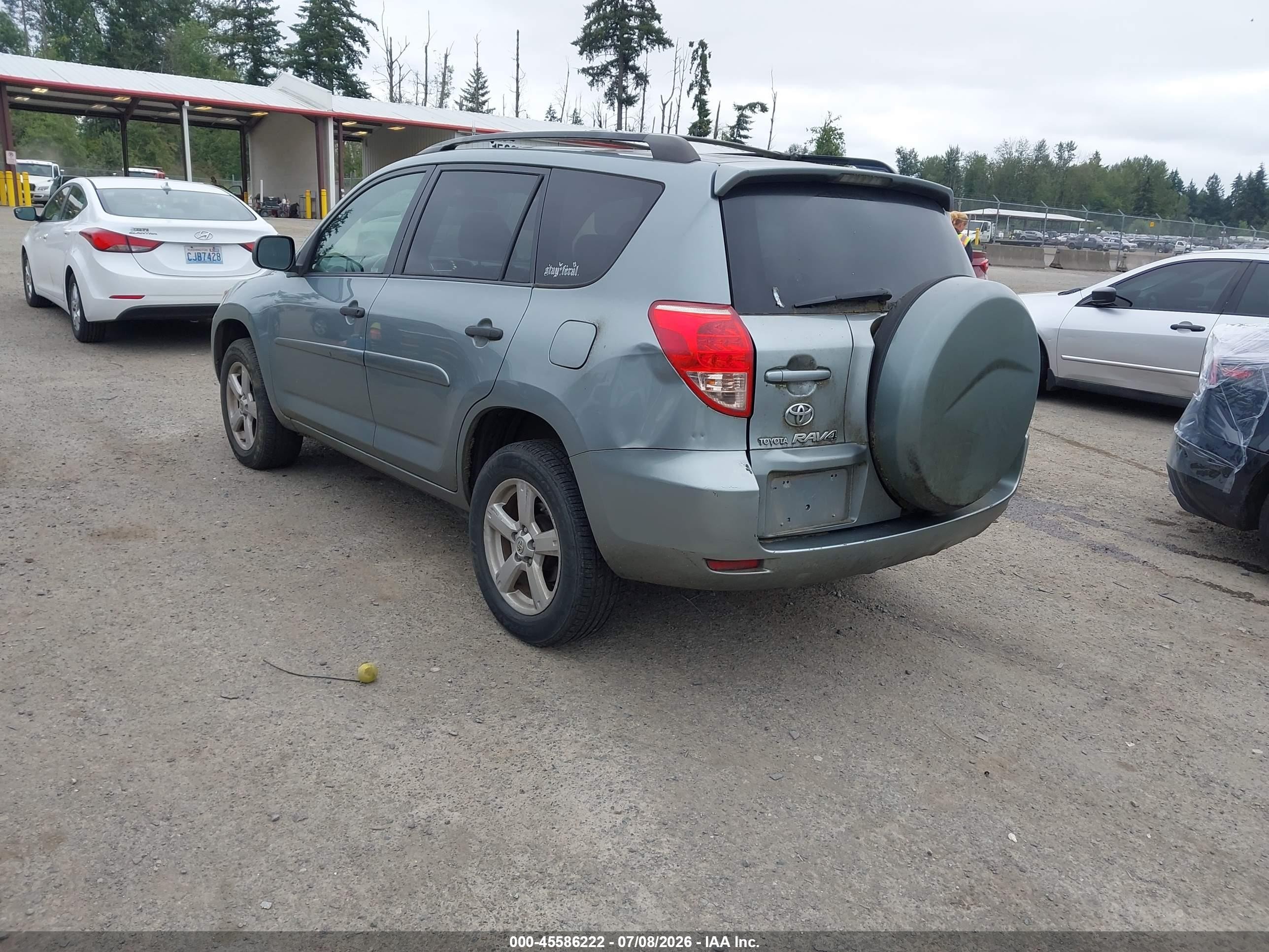 2007 Toyota Rav4   Teal vin: JTMBD33V476045178