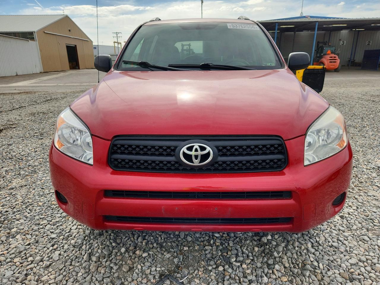 2008 Toyota Rav4 Base Red vin: JTMBD33V485199655
