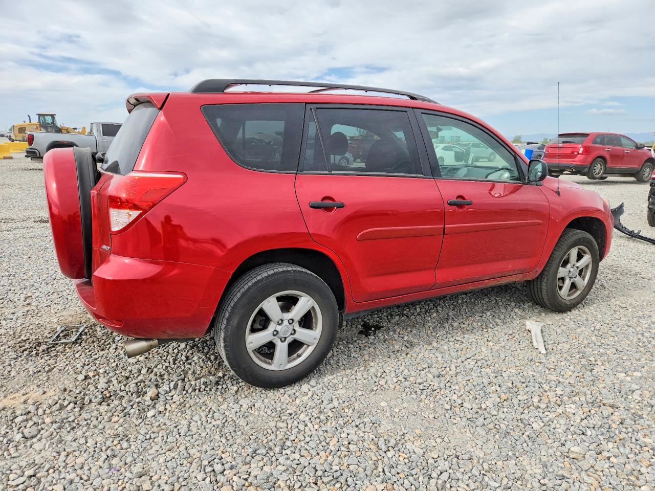 2008 Toyota Rav4 Base Red vin: JTMBD33V485199655