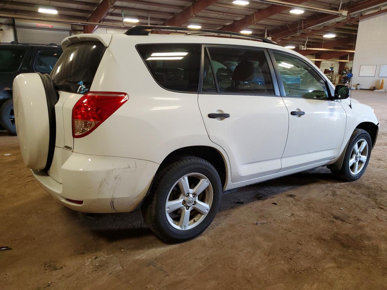 2008 Toyota Rav4 Base White vin: JTMBD33V485204594