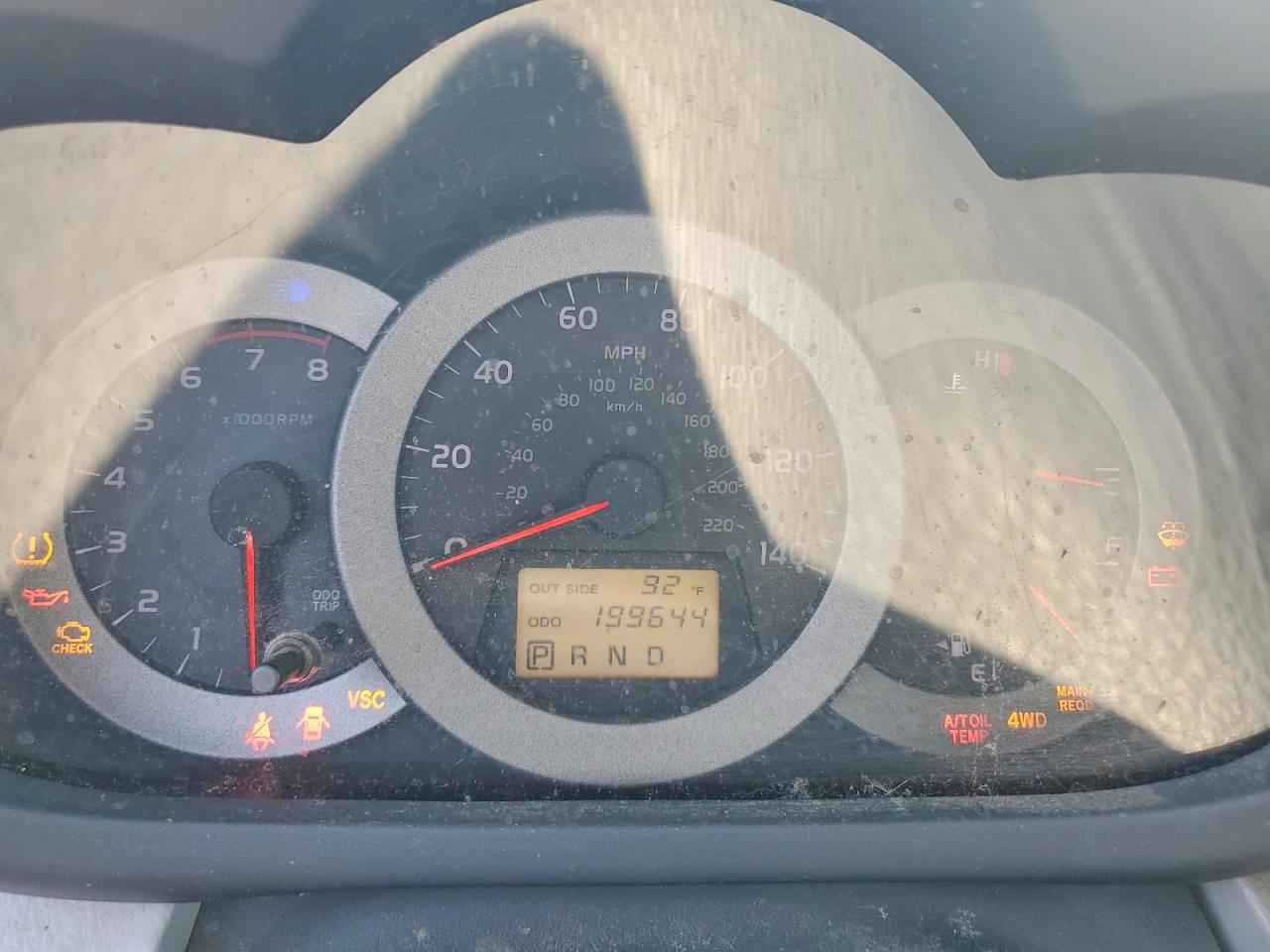 2008 Toyota Rav4 Base Silver vin: JTMBD33V485208063