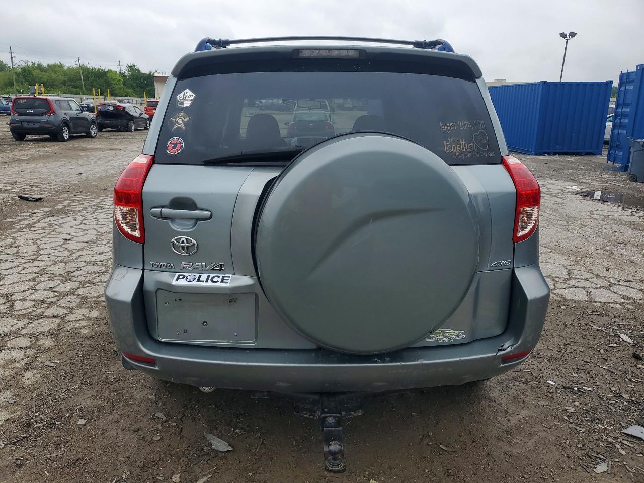 2008 Toyota Rav4 Base Зеленый vin: JTMBD33V486057106