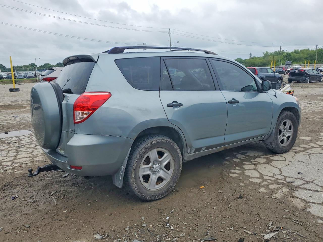 2008 Toyota Rav4 Base Зеленый vin: JTMBD33V486057106