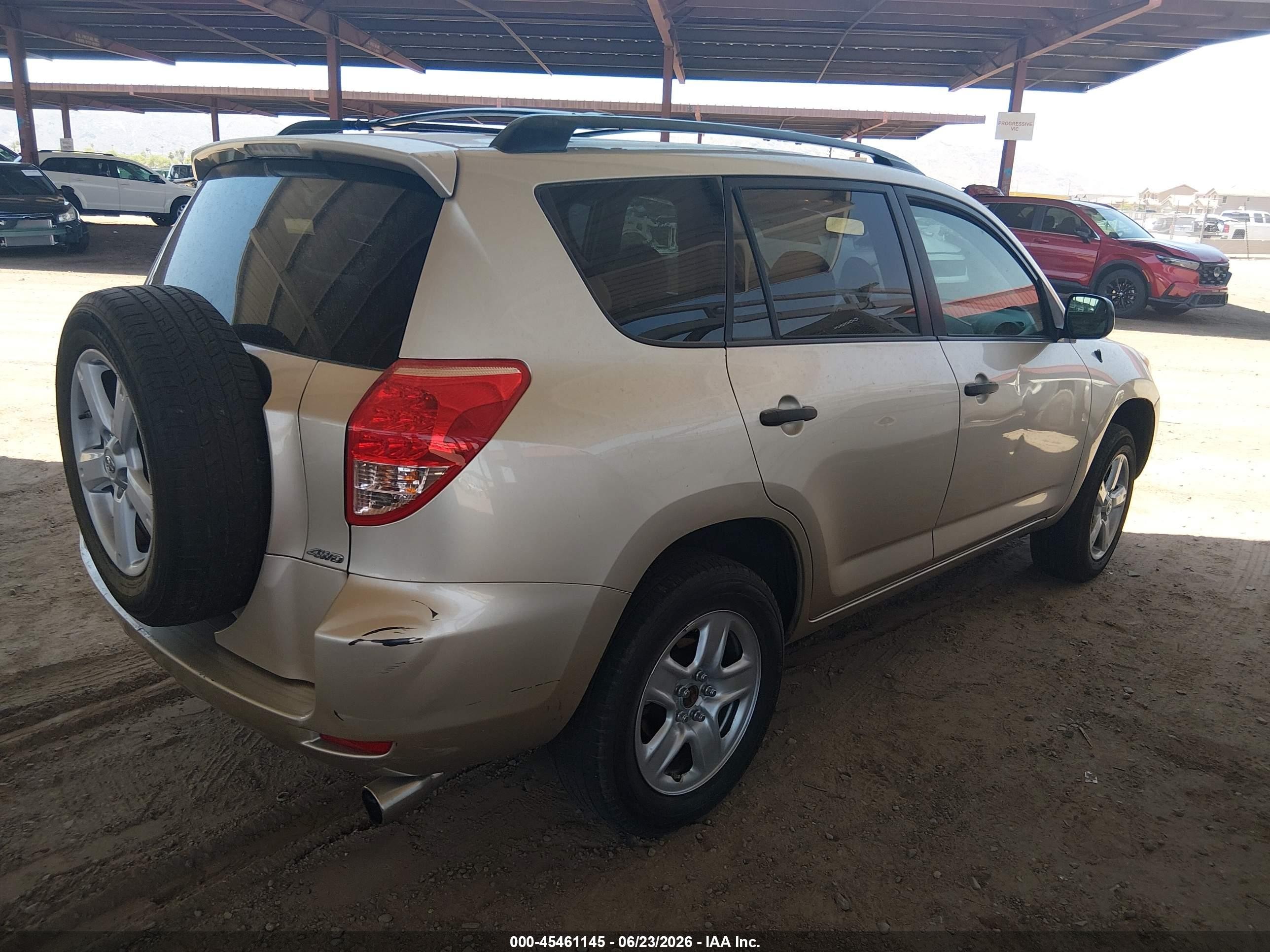 2008 Toyota Rav4   Beige vin: JTMBD33V486072415