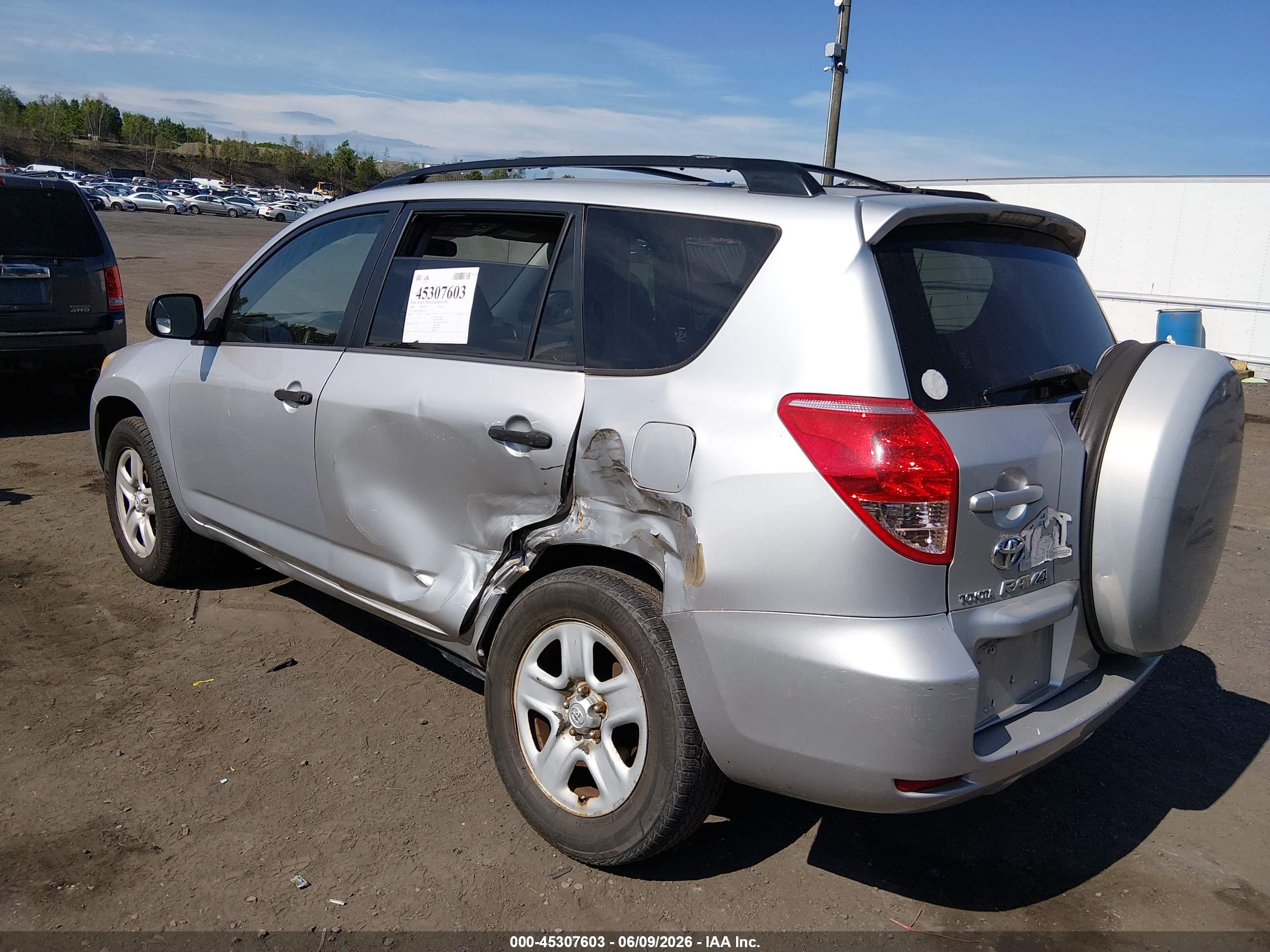 2008 Toyota Rav4   Silver vin: JTMBD33V486077338