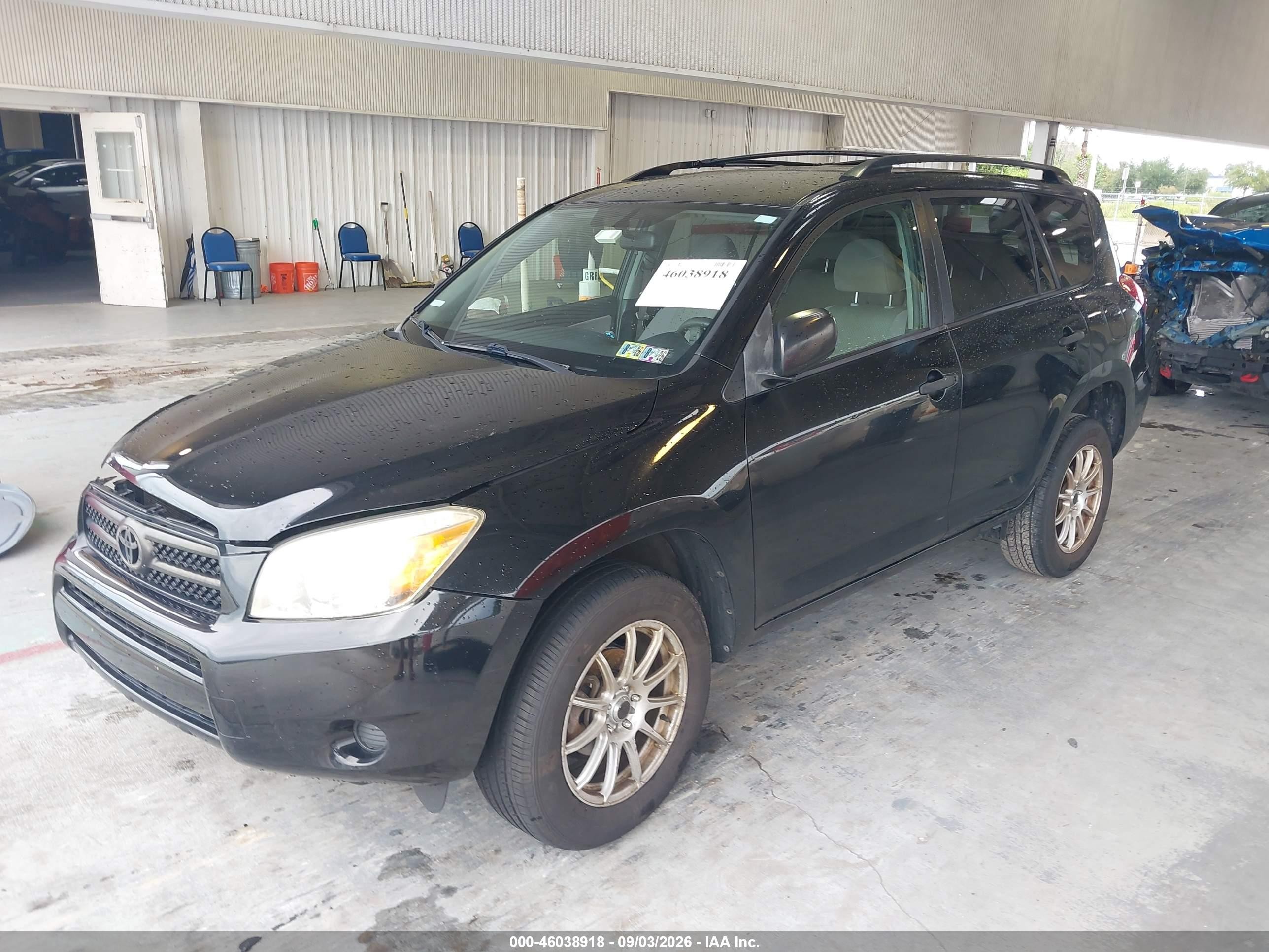 2008 Toyota Rav4   Black vin: JTMBD33V486086668
