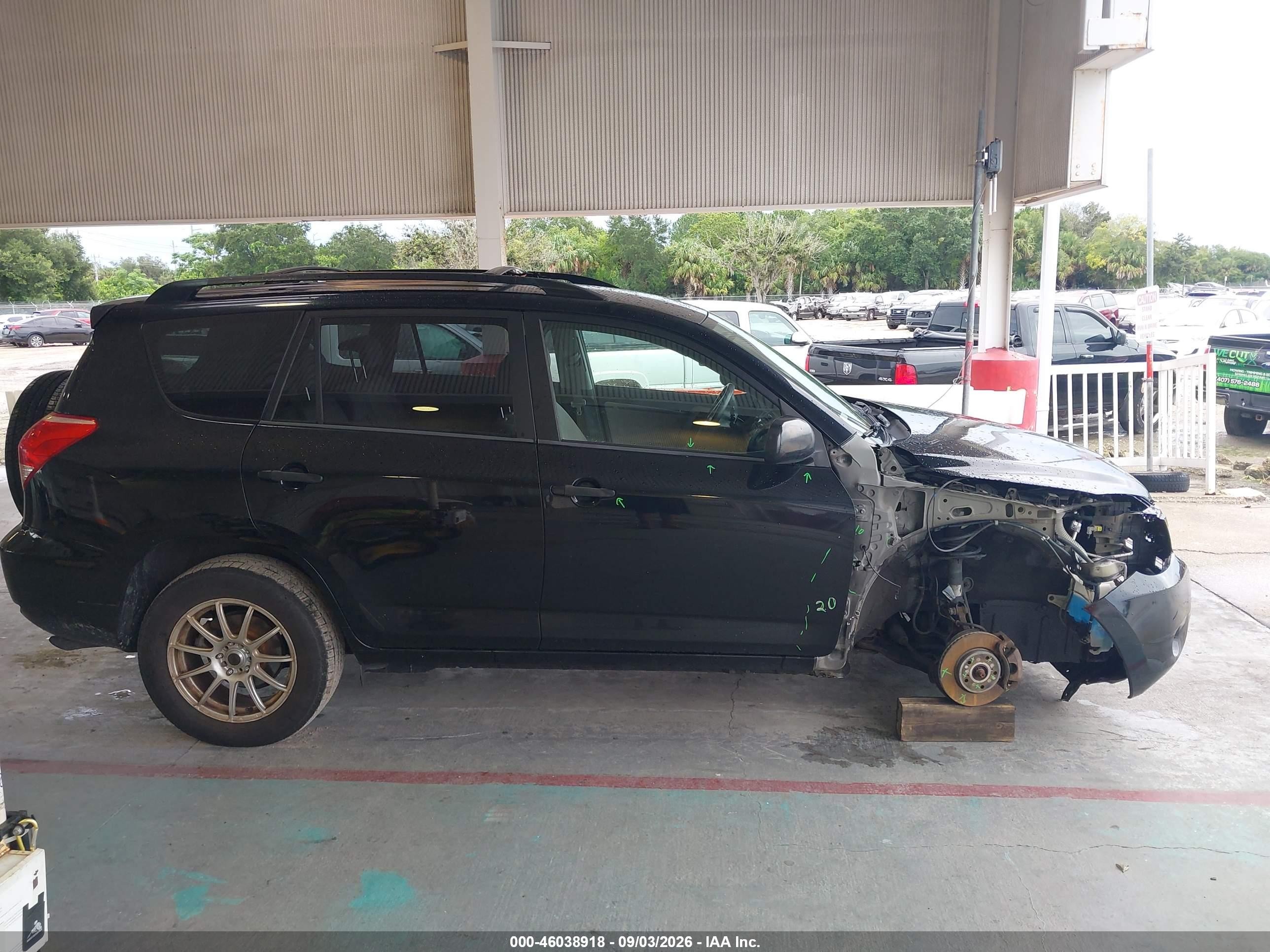 2008 Toyota Rav4   Black vin: JTMBD33V486086668