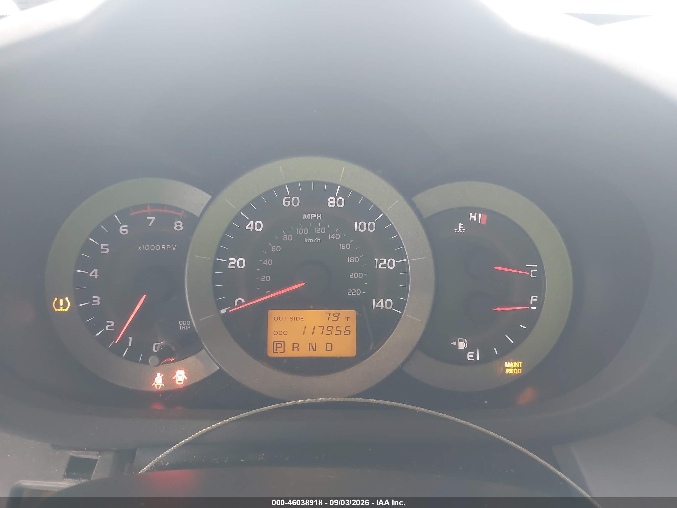 2008 Toyota Rav4   Black vin: JTMBD33V486086668