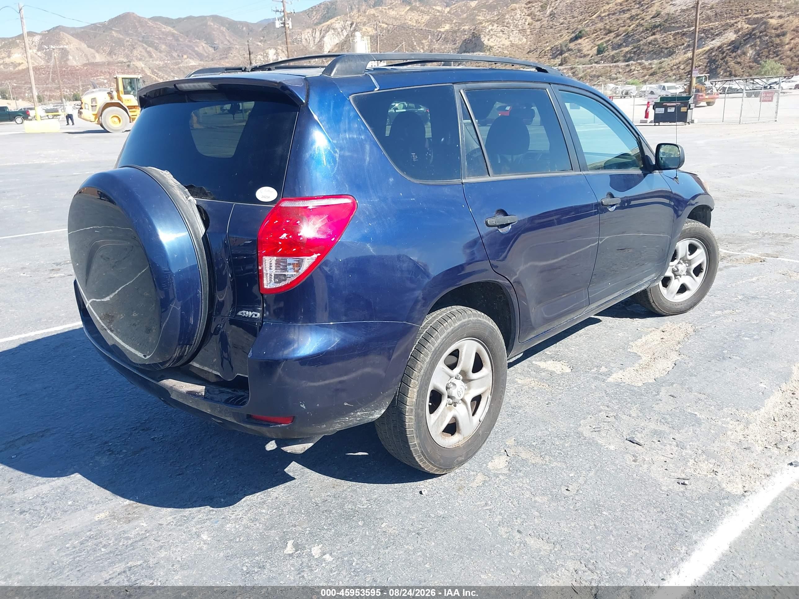 2006 Toyota Rav4   Синий vin: JTMBD33V565037630