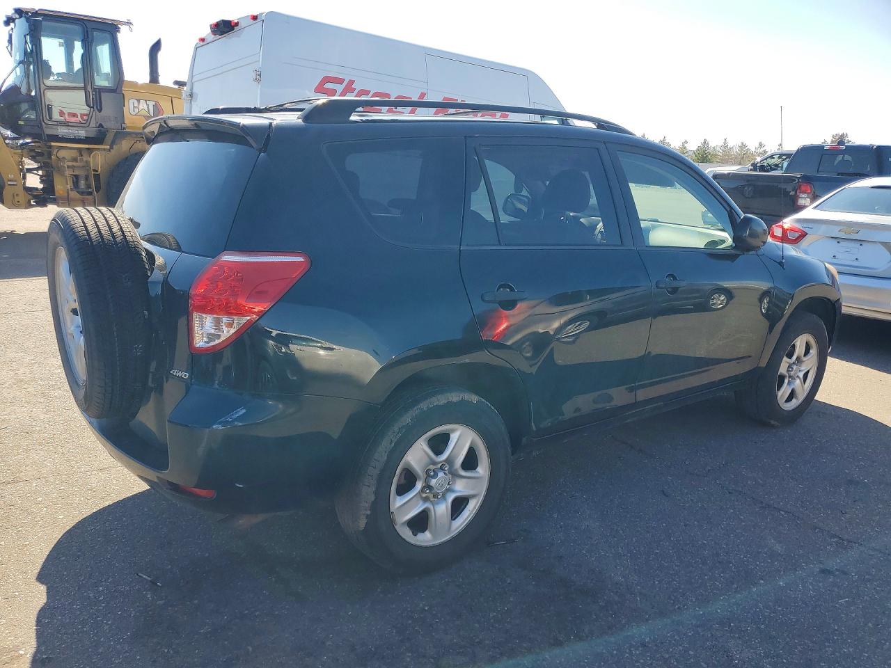2007 Toyota Rav4 Base Black vin: JTMBD33V575052825