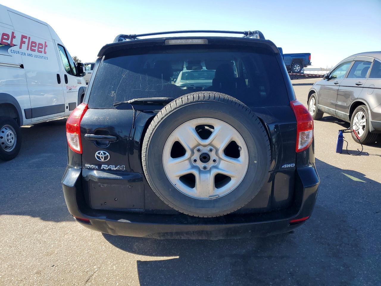 2007 Toyota Rav4 Base Black vin: JTMBD33V575052825