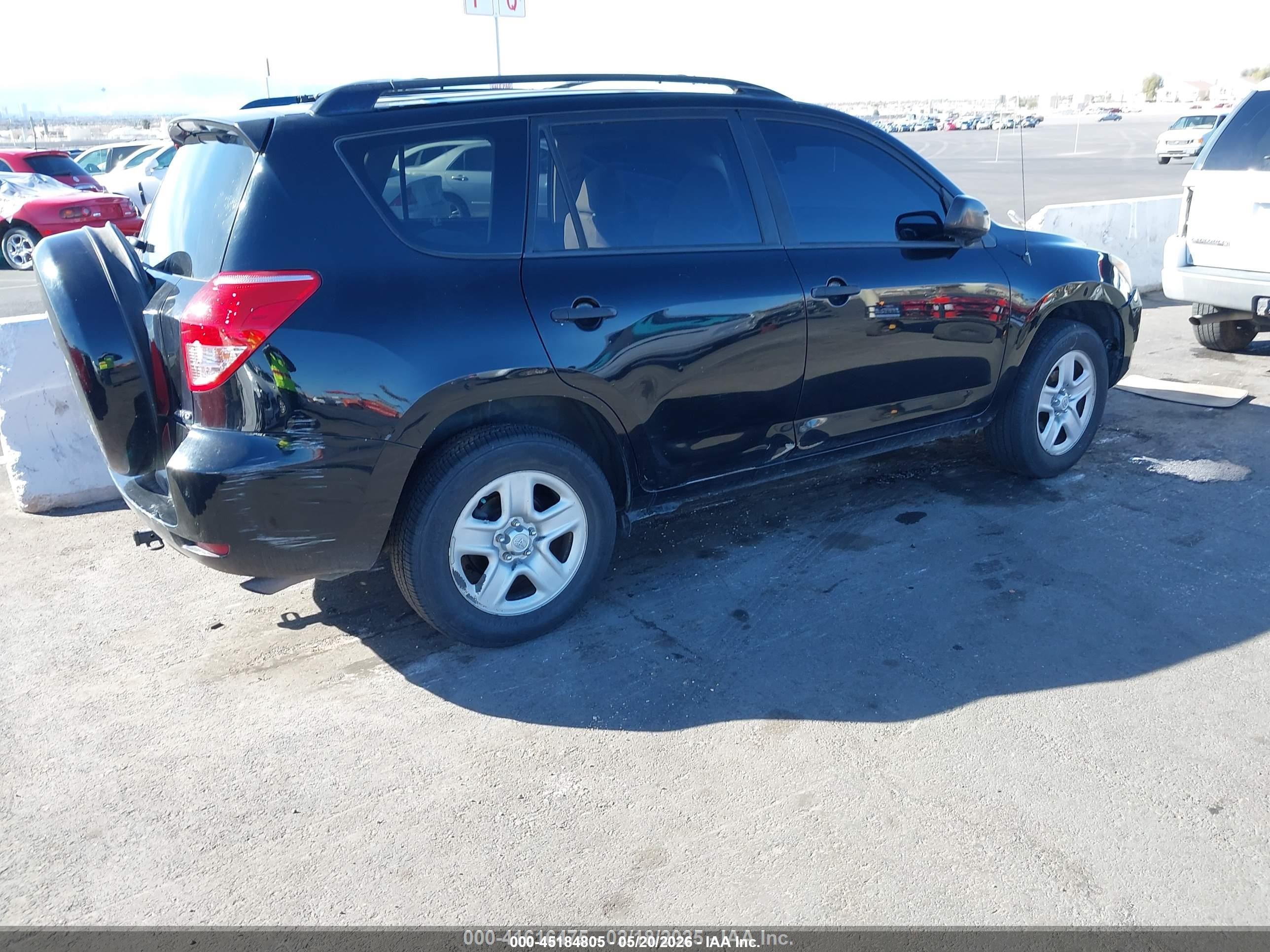 2007 Toyota Rav4   Black vin: JTMBD33V575054235