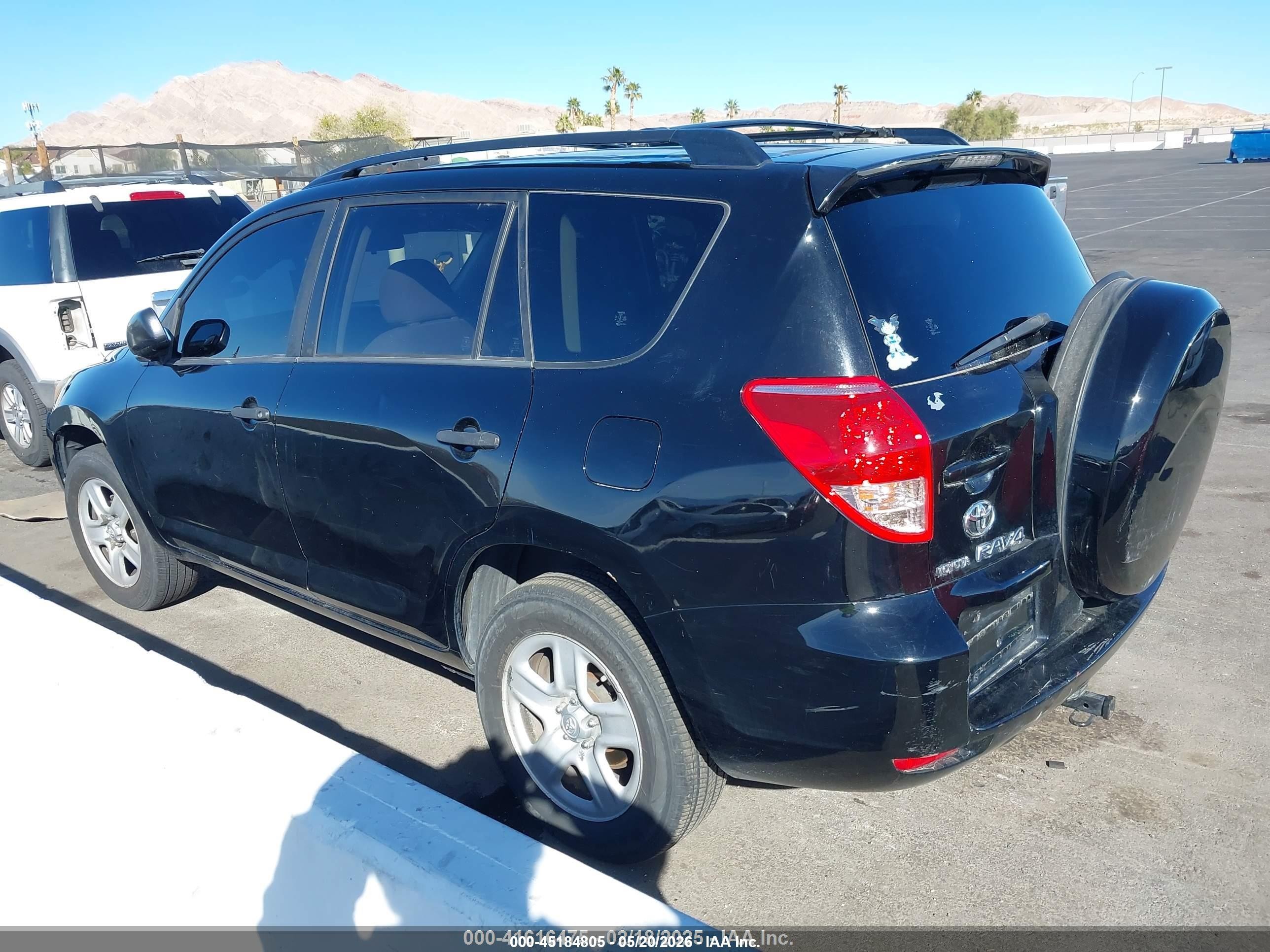 2007 Toyota Rav4   Black vin: JTMBD33V575054235