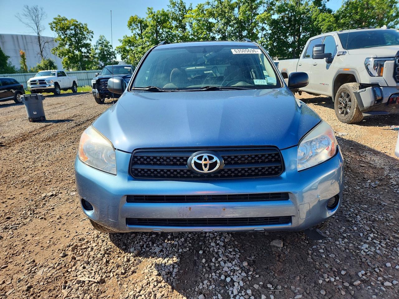 2008 Toyota Rav4 Base Blue vin: JTMBD33V585143823