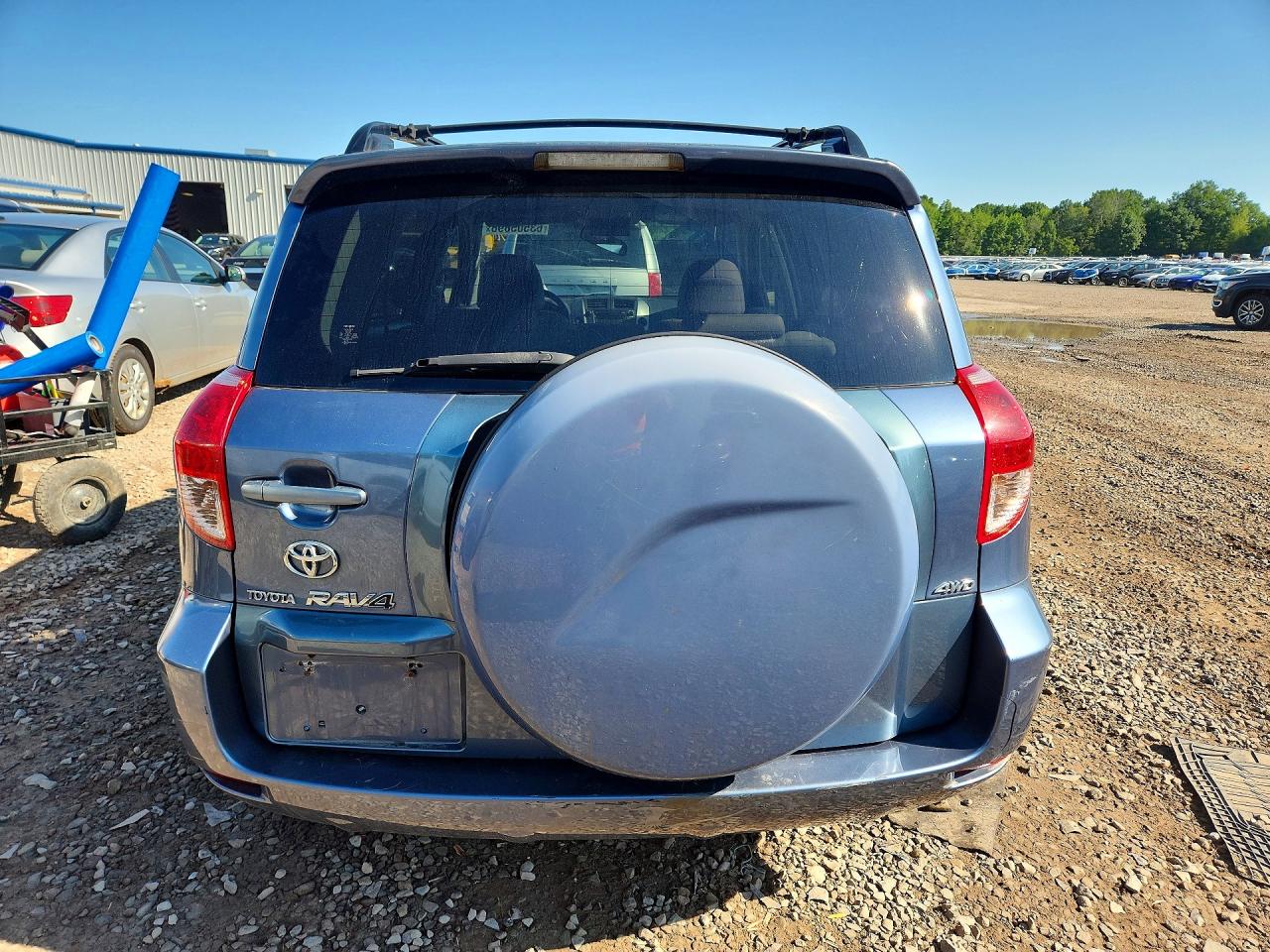 2008 Toyota Rav4 Base Blue vin: JTMBD33V585143823