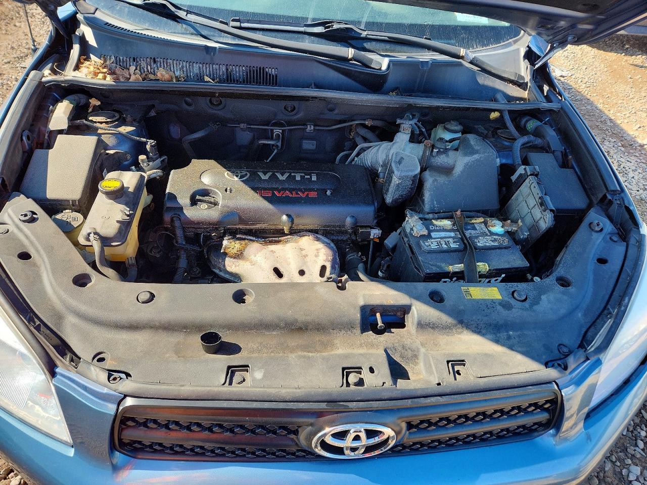 2008 Toyota Rav4 Base Blue vin: JTMBD33V585143823