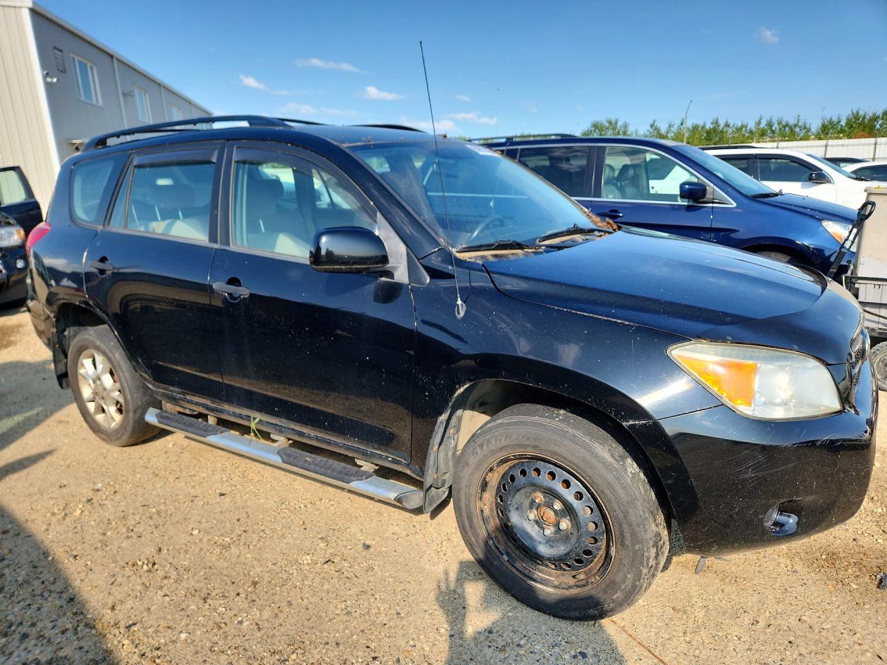 2008 Toyota Rav4 Base Black vin: JTMBD33V586061245
