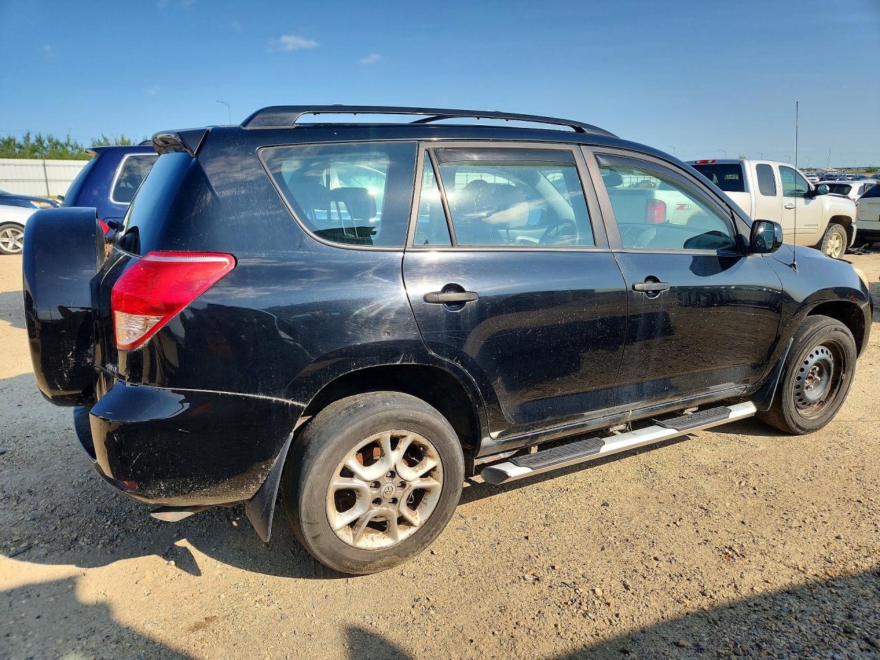 2008 Toyota Rav4 Base Black vin: JTMBD33V586061245