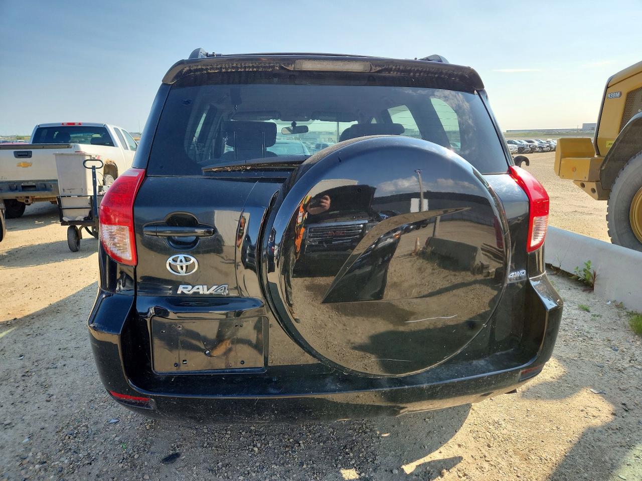2008 Toyota Rav4 Base Black vin: JTMBD33V586061245