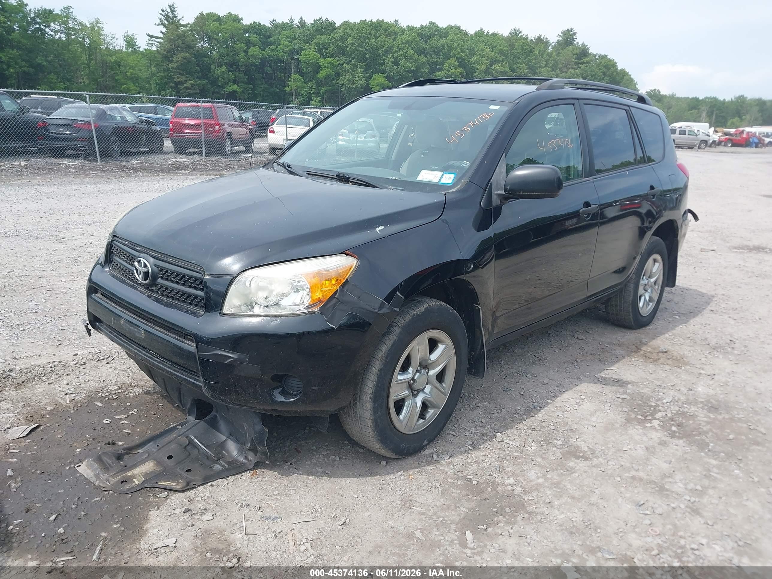 2008 Toyota Rav4   Черный vin: JTMBD33V586061469