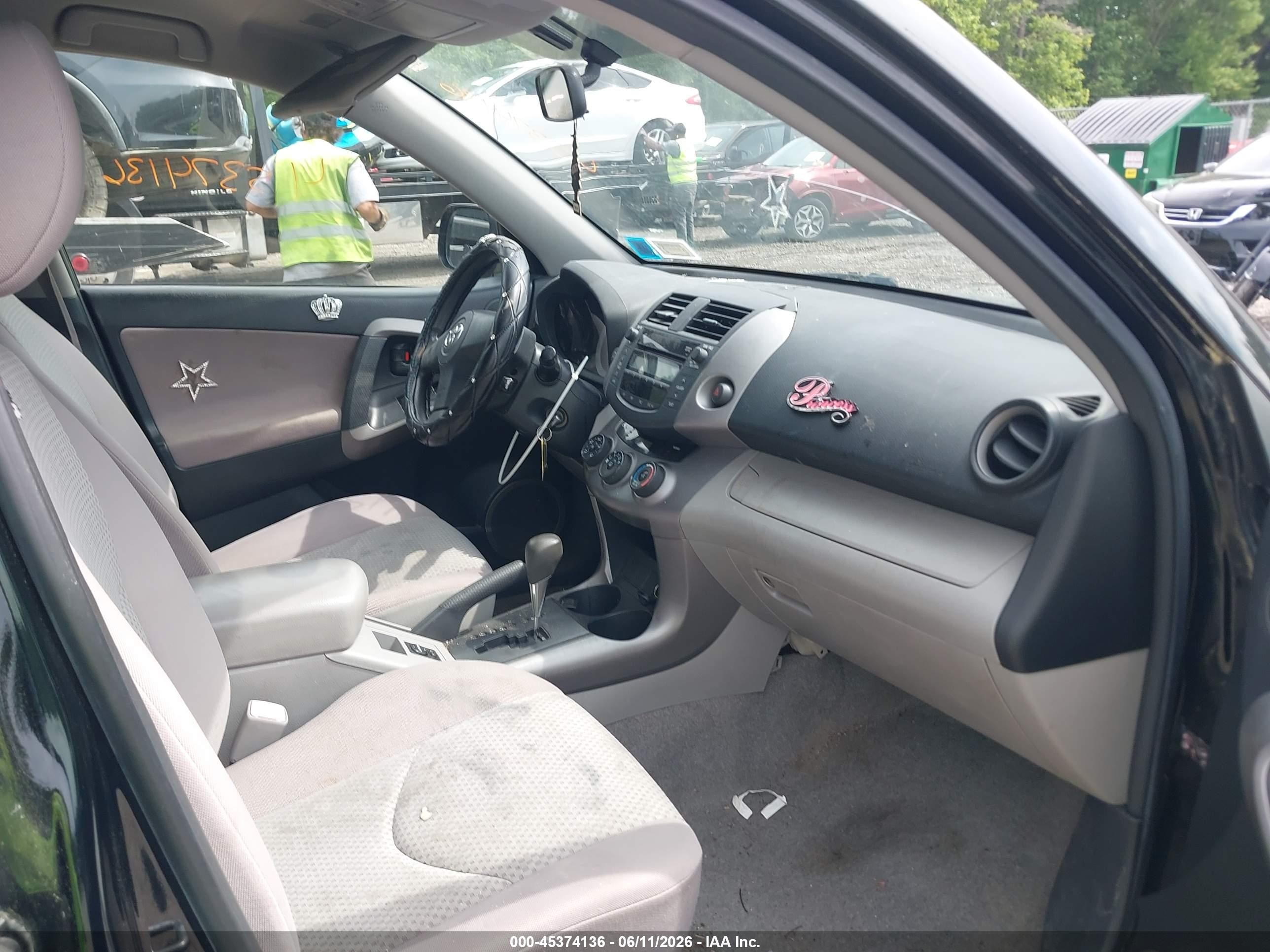 2008 Toyota Rav4   Черный vin: JTMBD33V586061469
