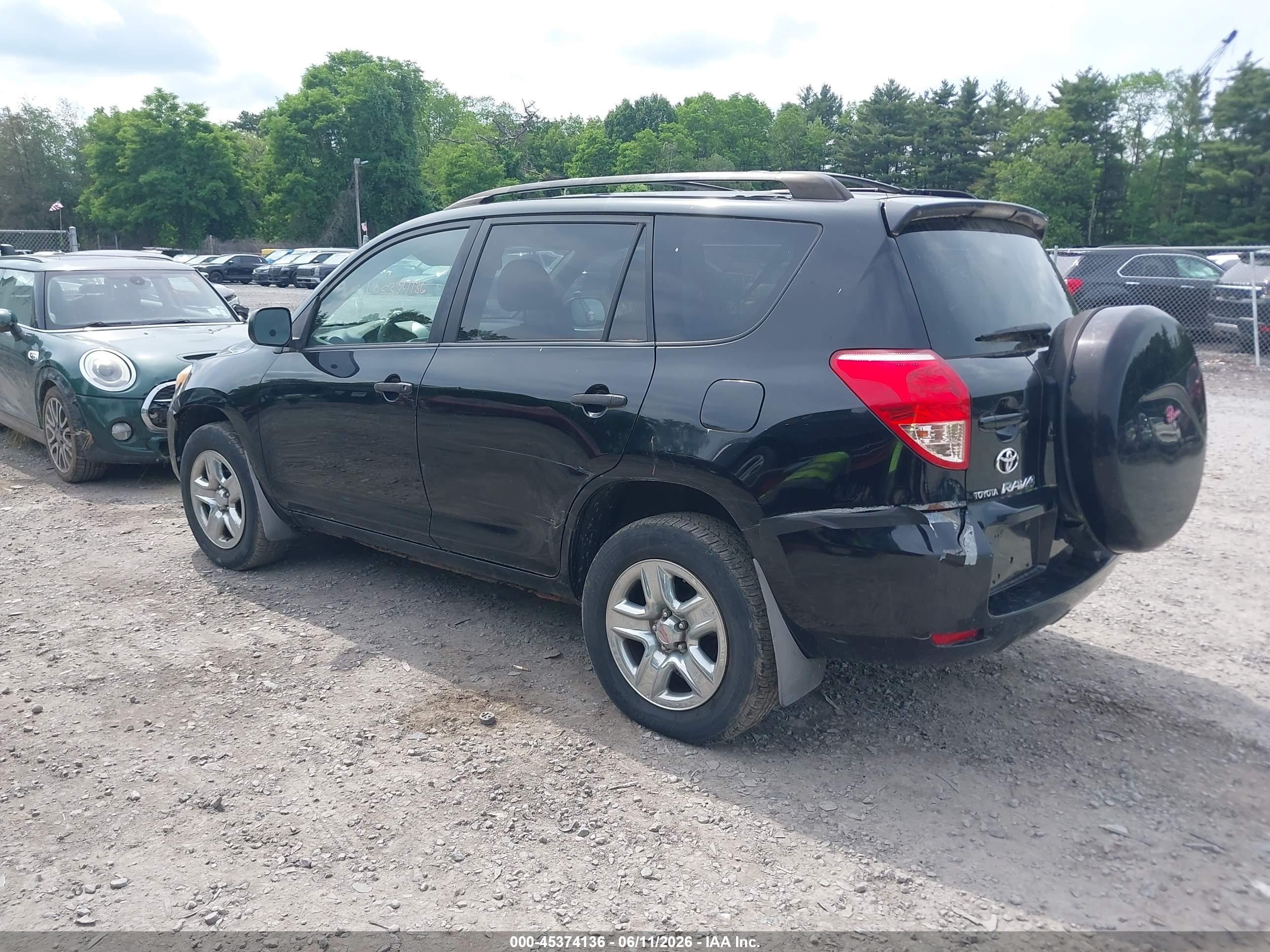 2008 Toyota Rav4   Черный vin: JTMBD33V586061469