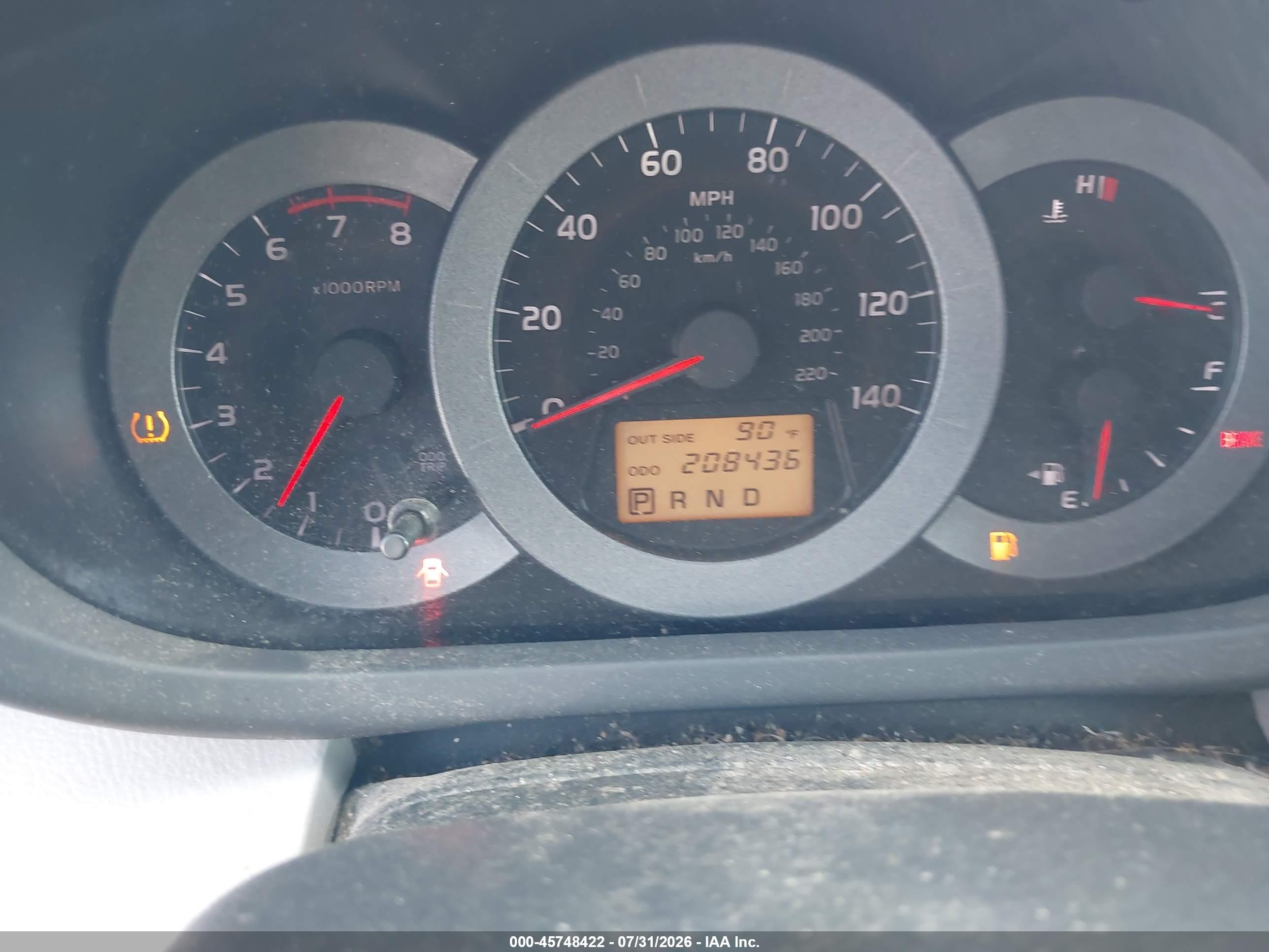 2008 Toyota Rav4   Gray vin: JTMBD33V586065361