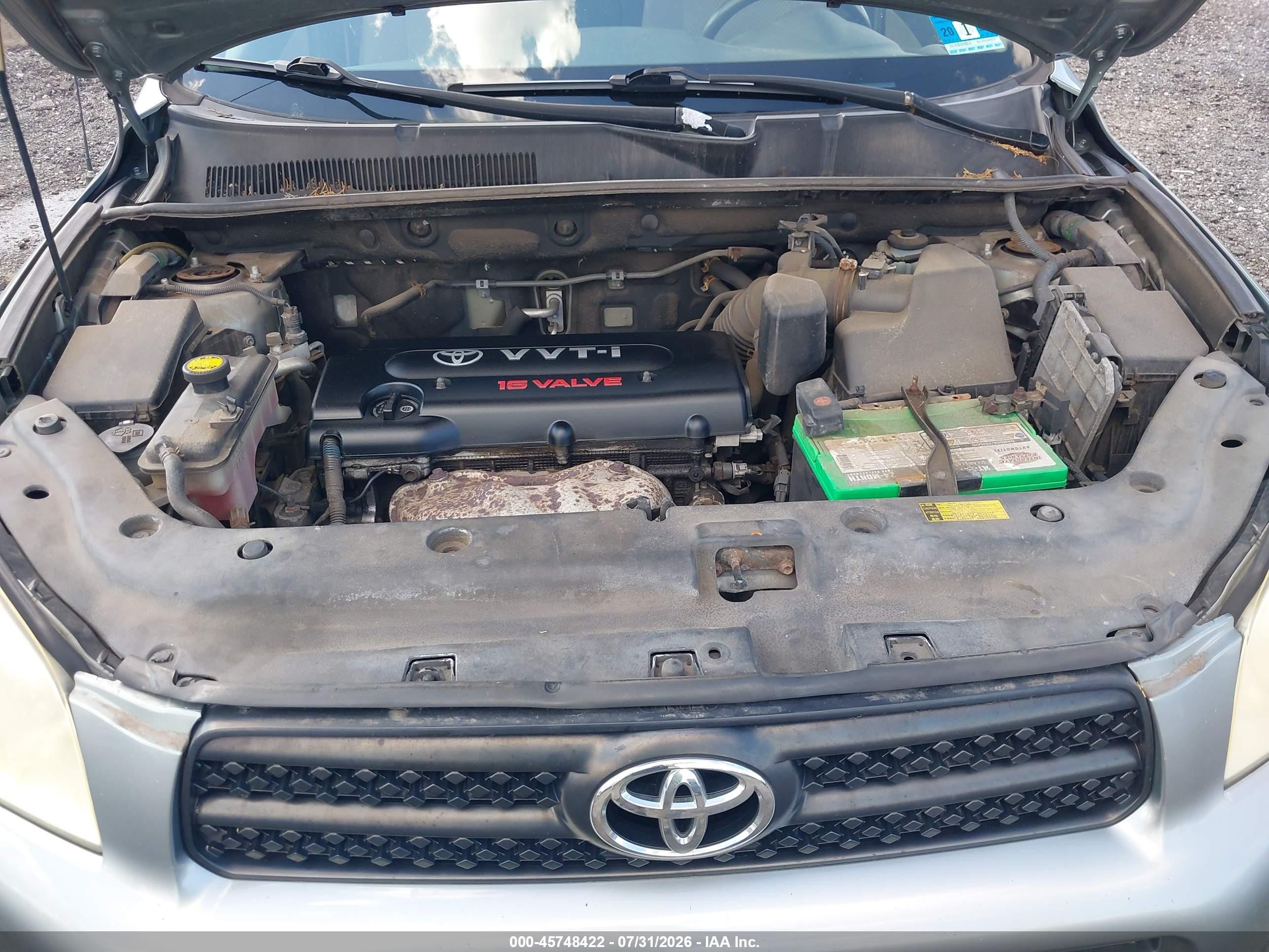 2008 Toyota Rav4   Gray vin: JTMBD33V586065361