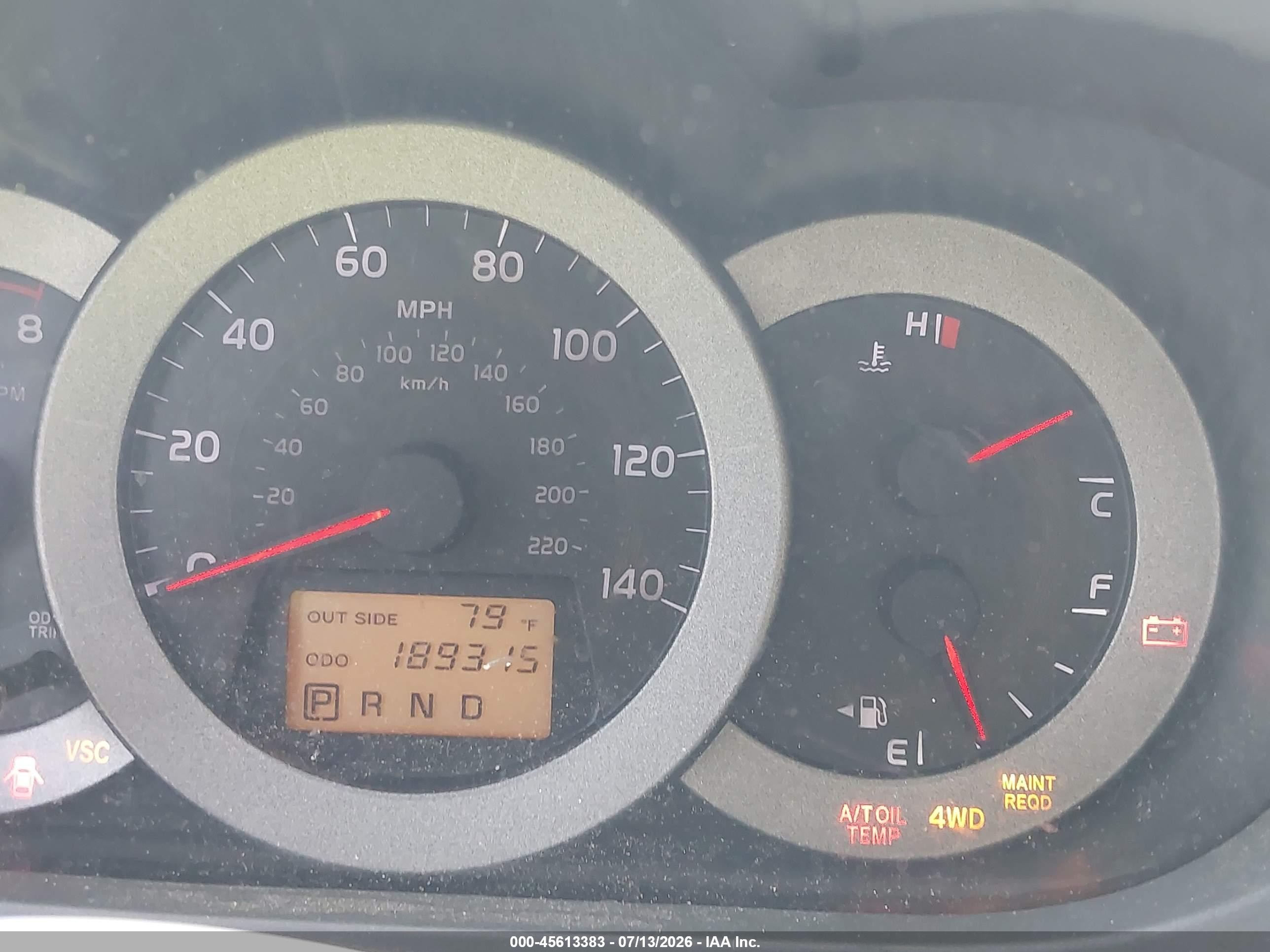 2008 Toyota Rav4   Black vin: JTMBD33V586076618