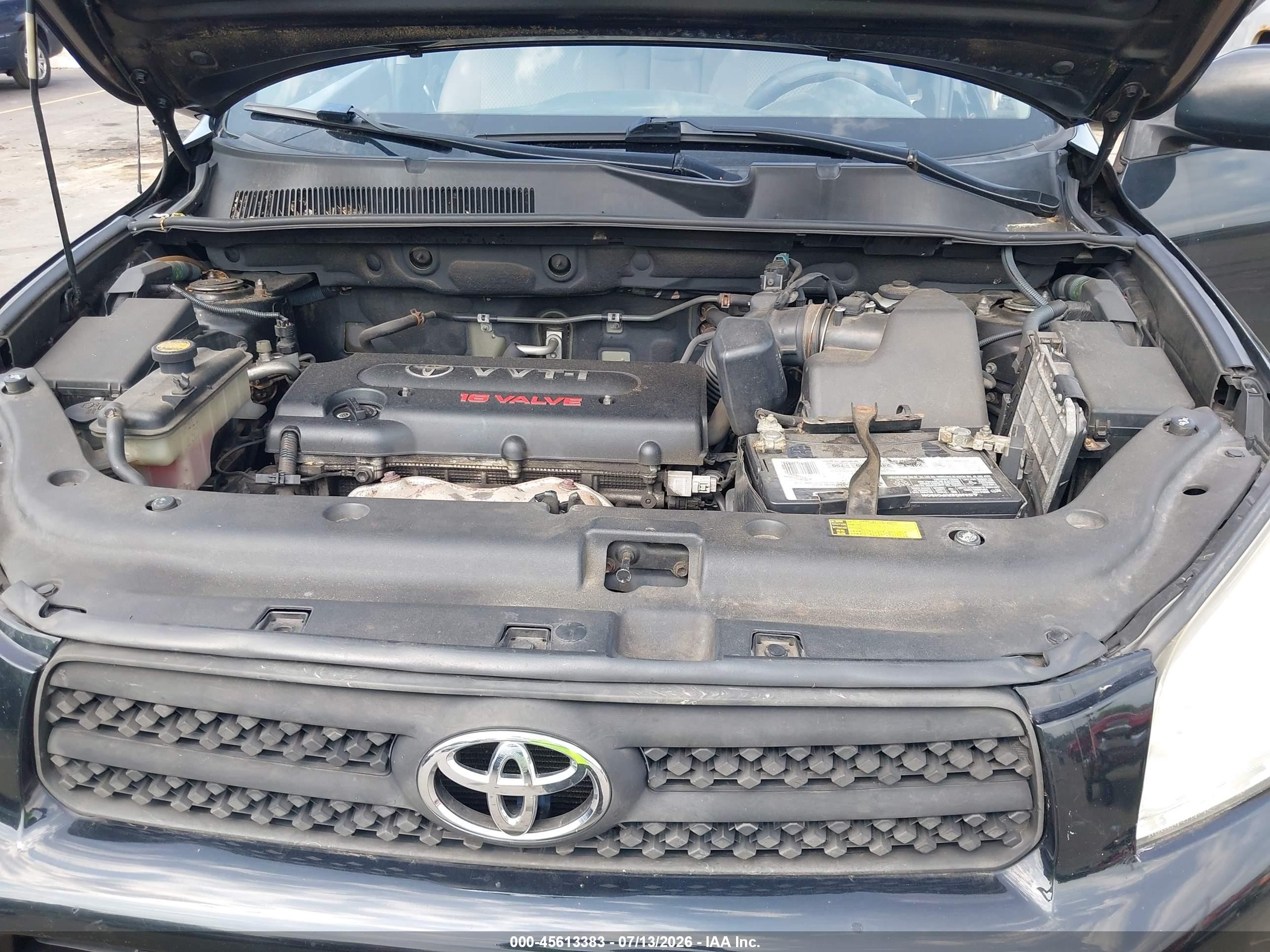 2008 Toyota Rav4   Black vin: JTMBD33V586076618