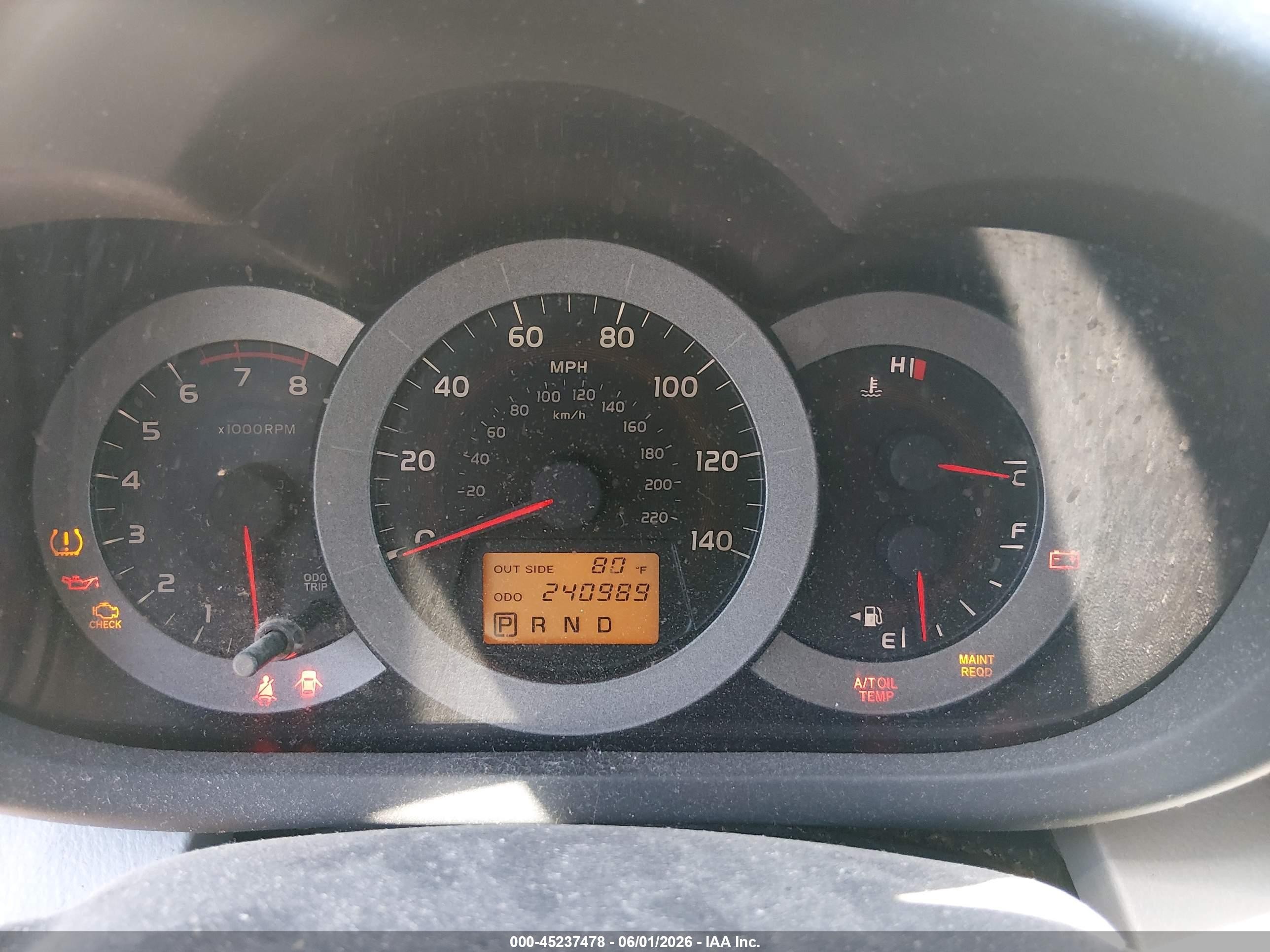2006 Toyota Rav4   Серебряный vin: JTMBD33V666002699