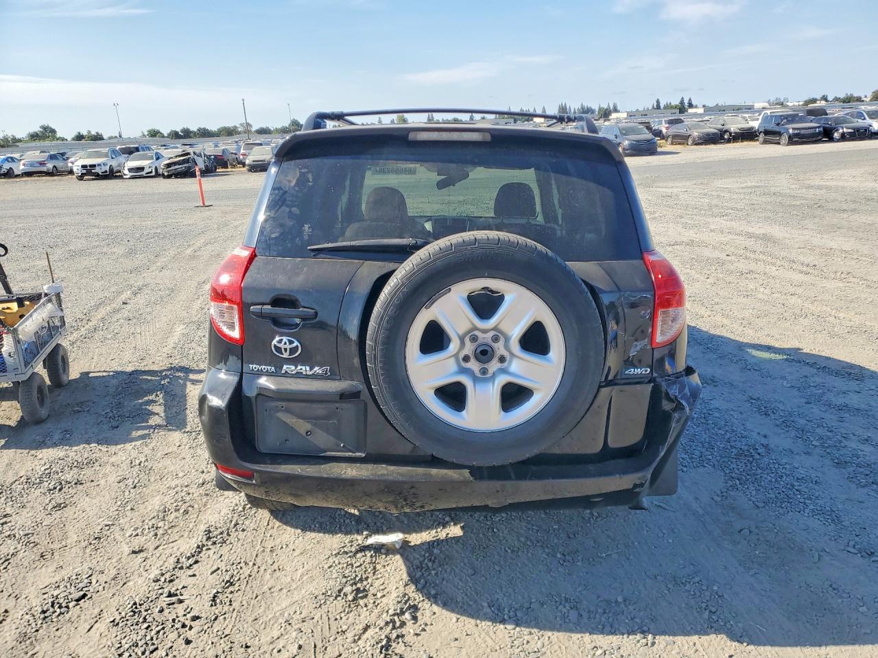 2006 Toyota Rav4 Base Black vin: JTMBD33V666021415