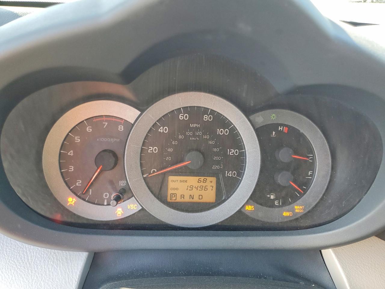2006 Toyota Rav4 Base Black vin: JTMBD33V666021415