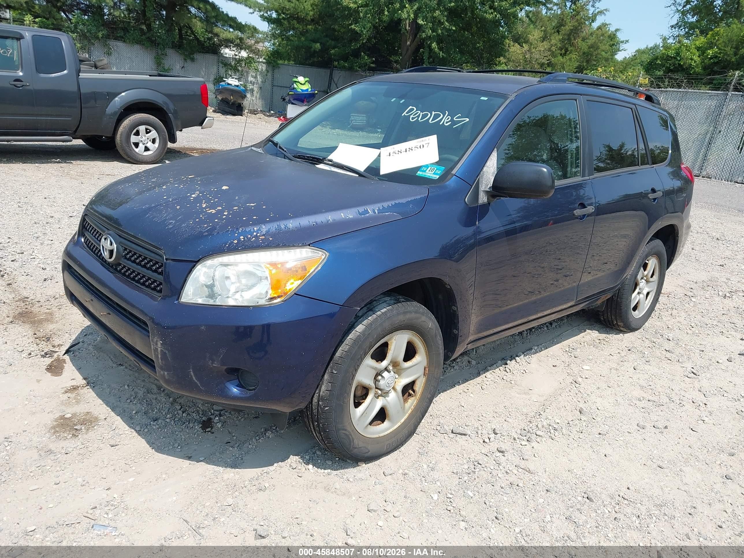 2007 Toyota Rav4   Синий vin: JTMBD33V675066443
