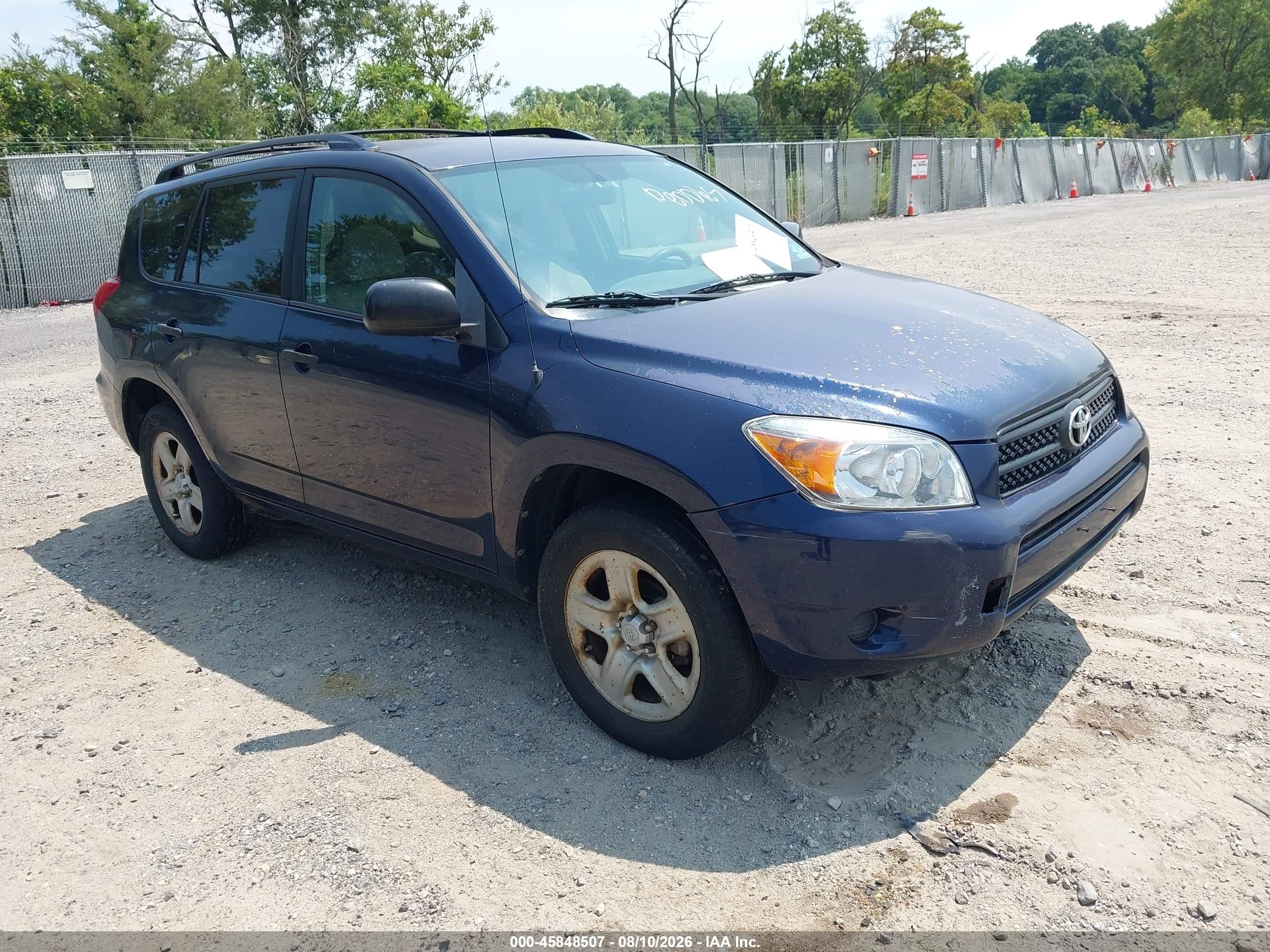 2007 Toyota Rav4   Синий vin: JTMBD33V675066443
