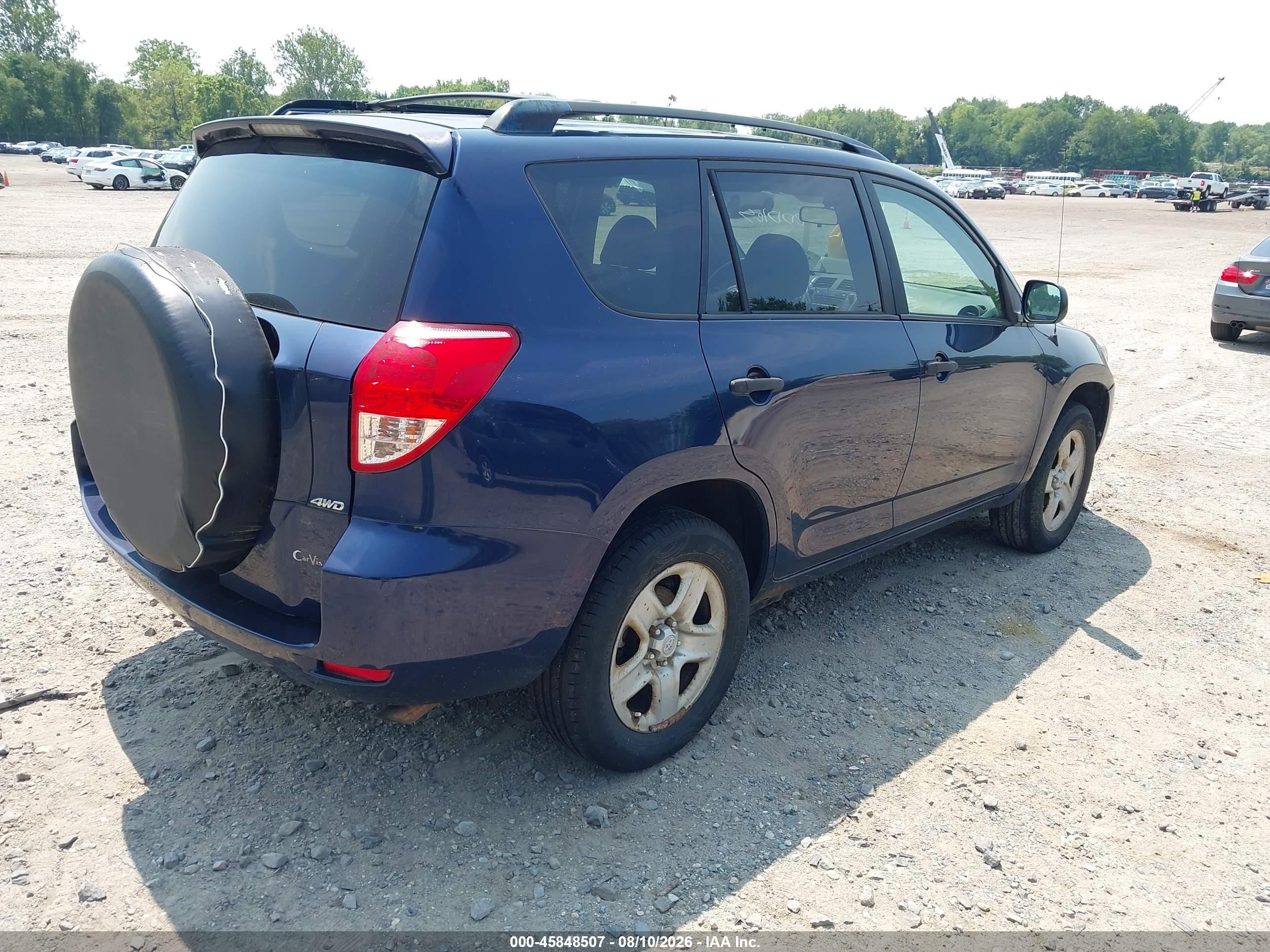2007 Toyota Rav4   Синий vin: JTMBD33V675066443