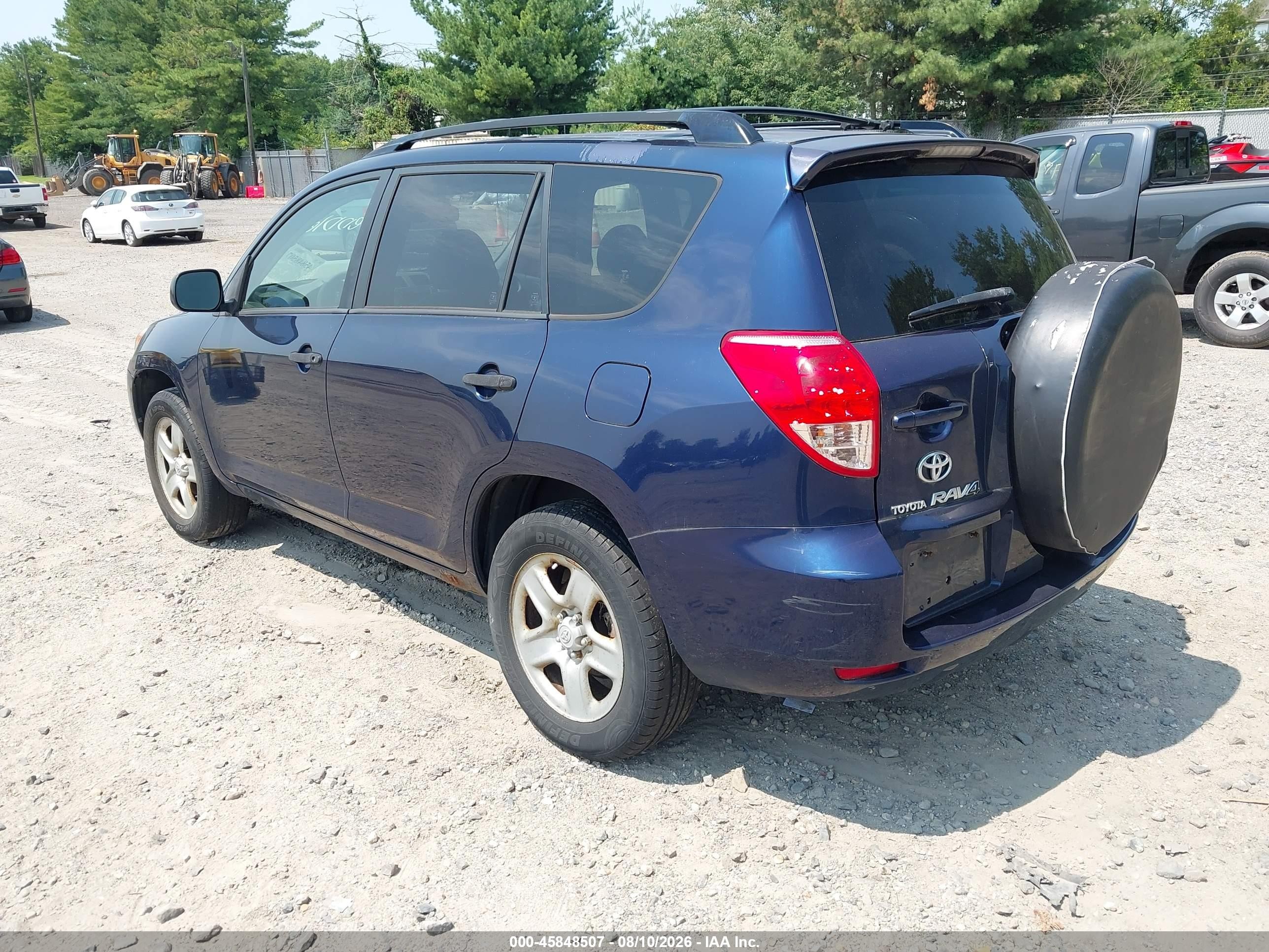 2007 Toyota Rav4   Синий vin: JTMBD33V675066443