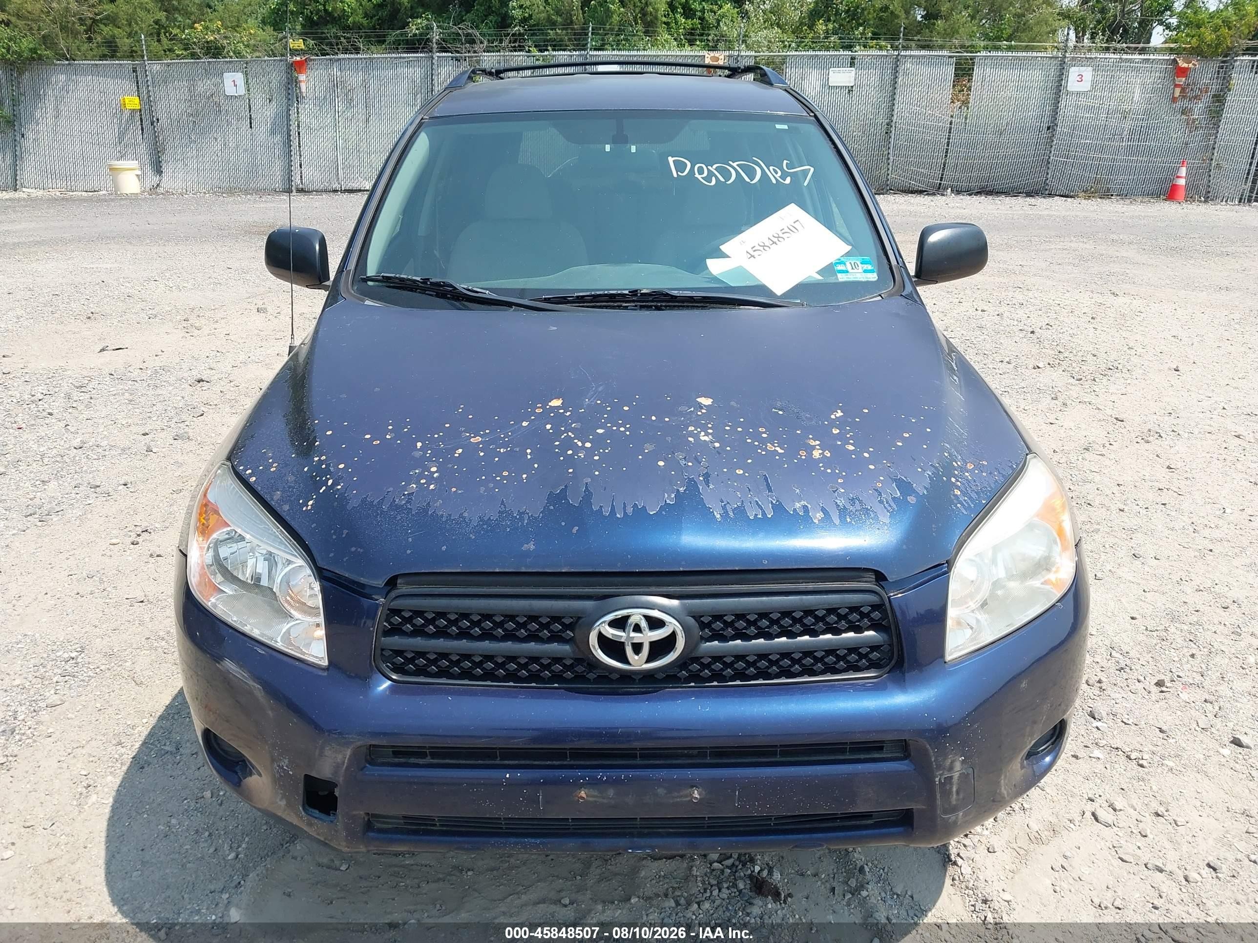 2007 Toyota Rav4   Синий vin: JTMBD33V675066443