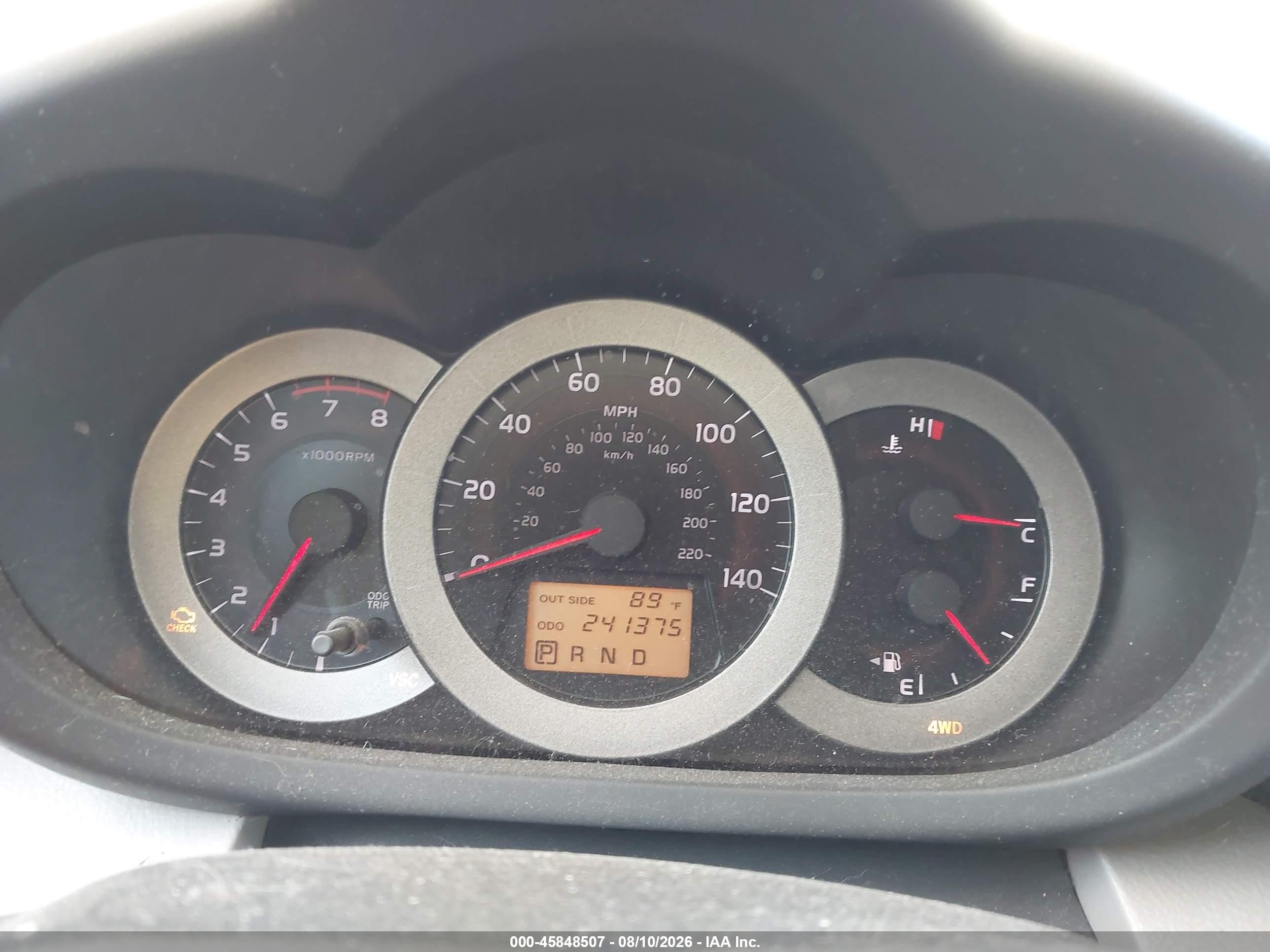 2007 Toyota Rav4   Синий vin: JTMBD33V675066443