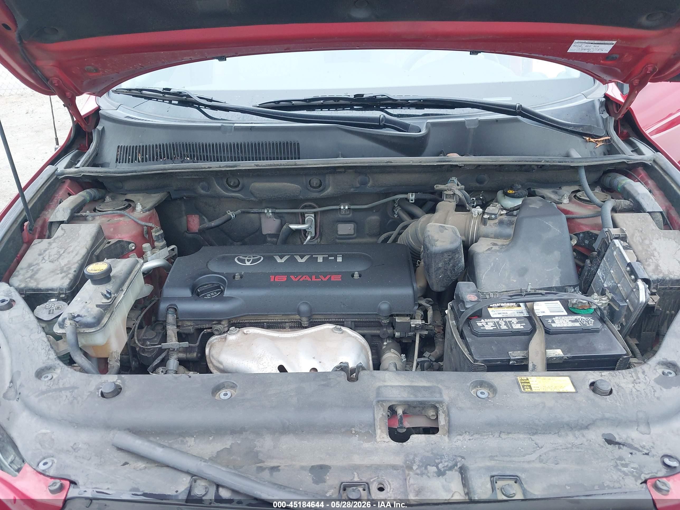 2007 Toyota Rav4   Red vin: JTMBD33V675068838
