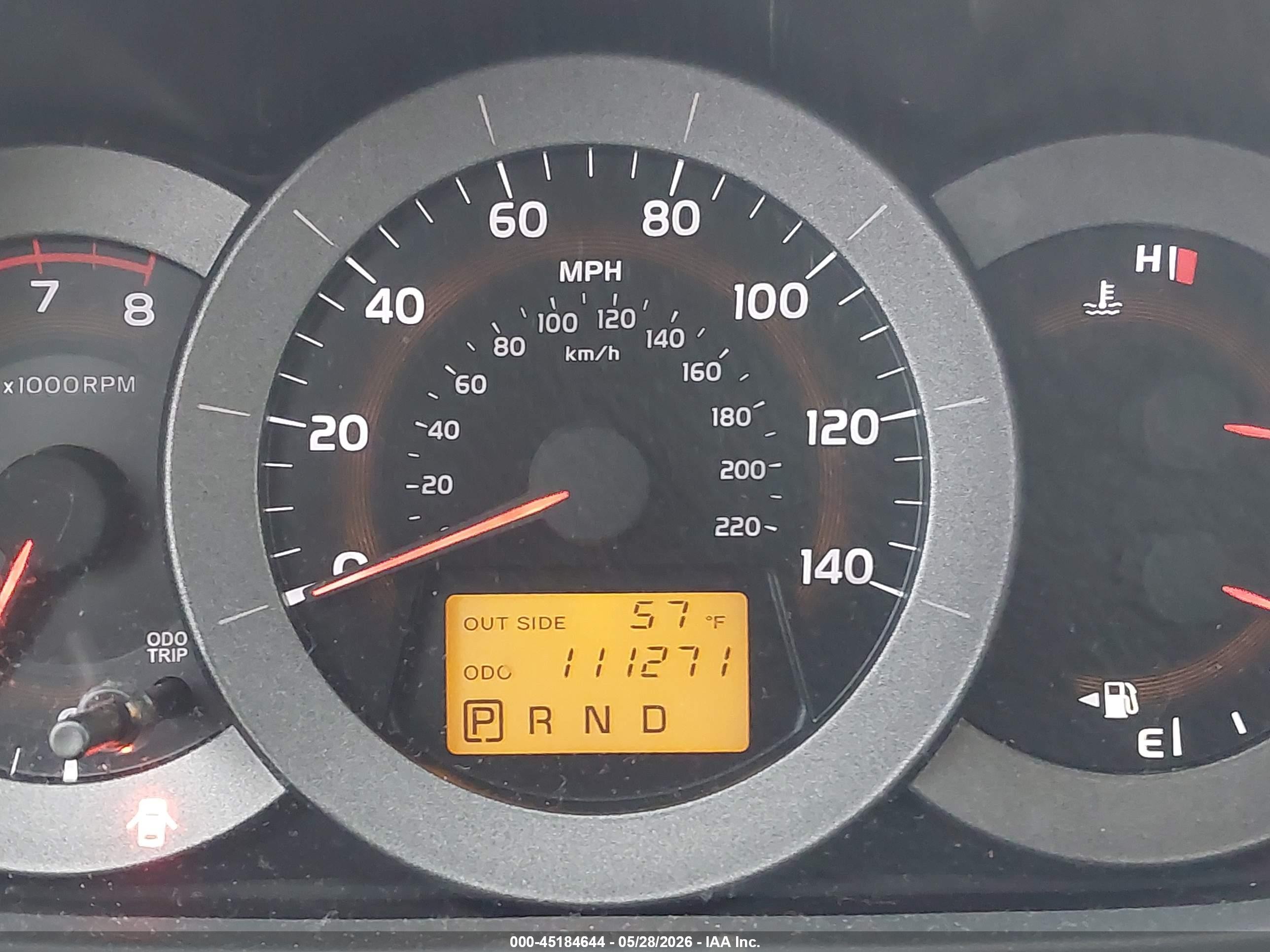 2007 Toyota Rav4   Red vin: JTMBD33V675068838
